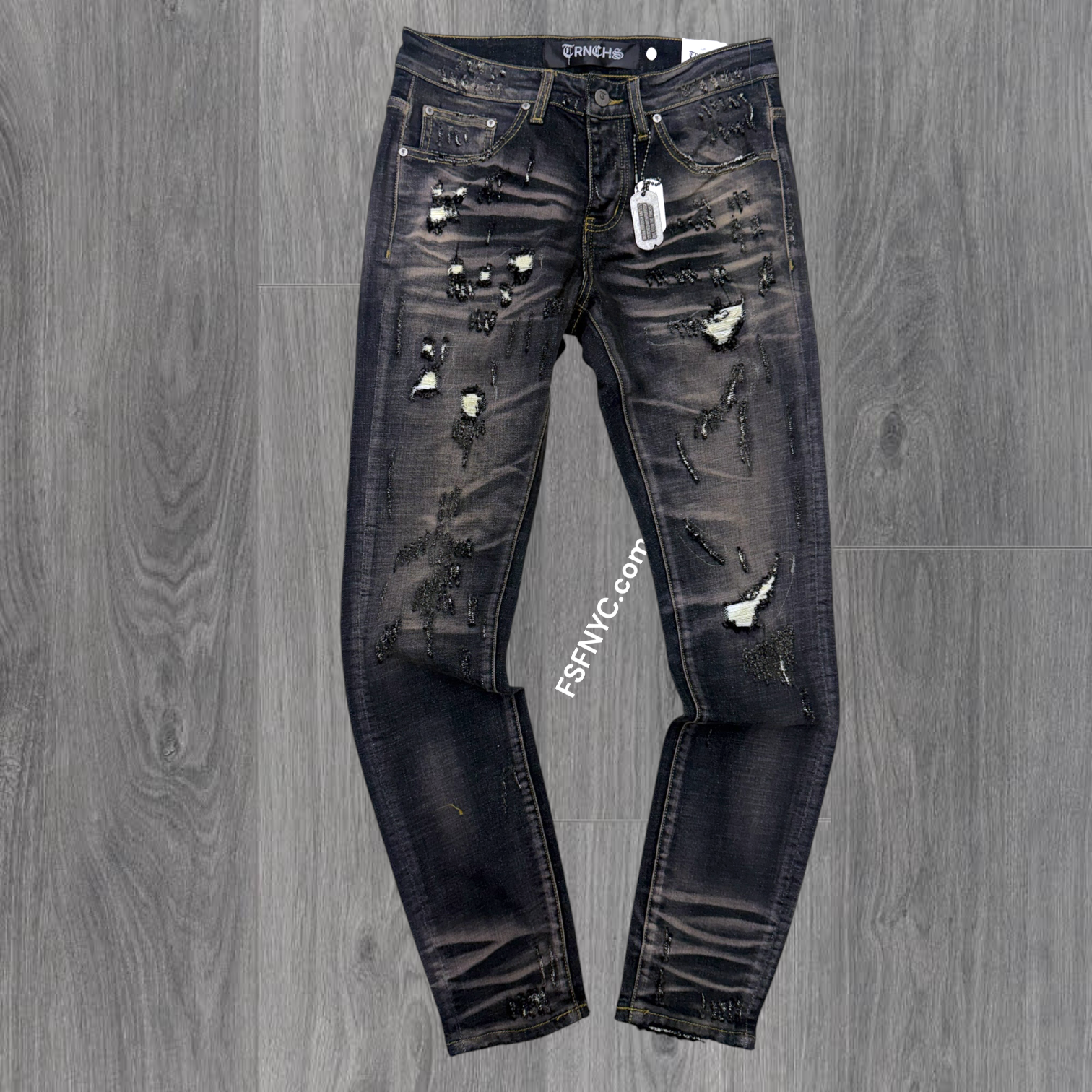 TRNCHS - Tyrant Slim Denim - DK Blue - 0025