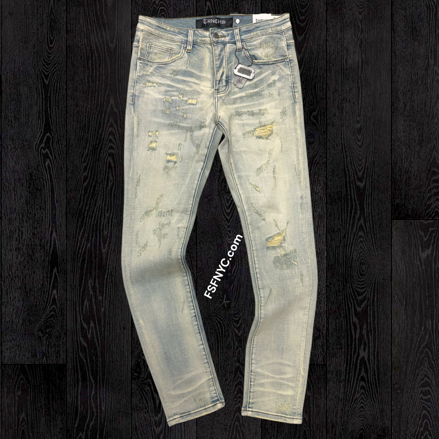 TRNCHS - Tyrant Slim Denim - L Blue - 0027