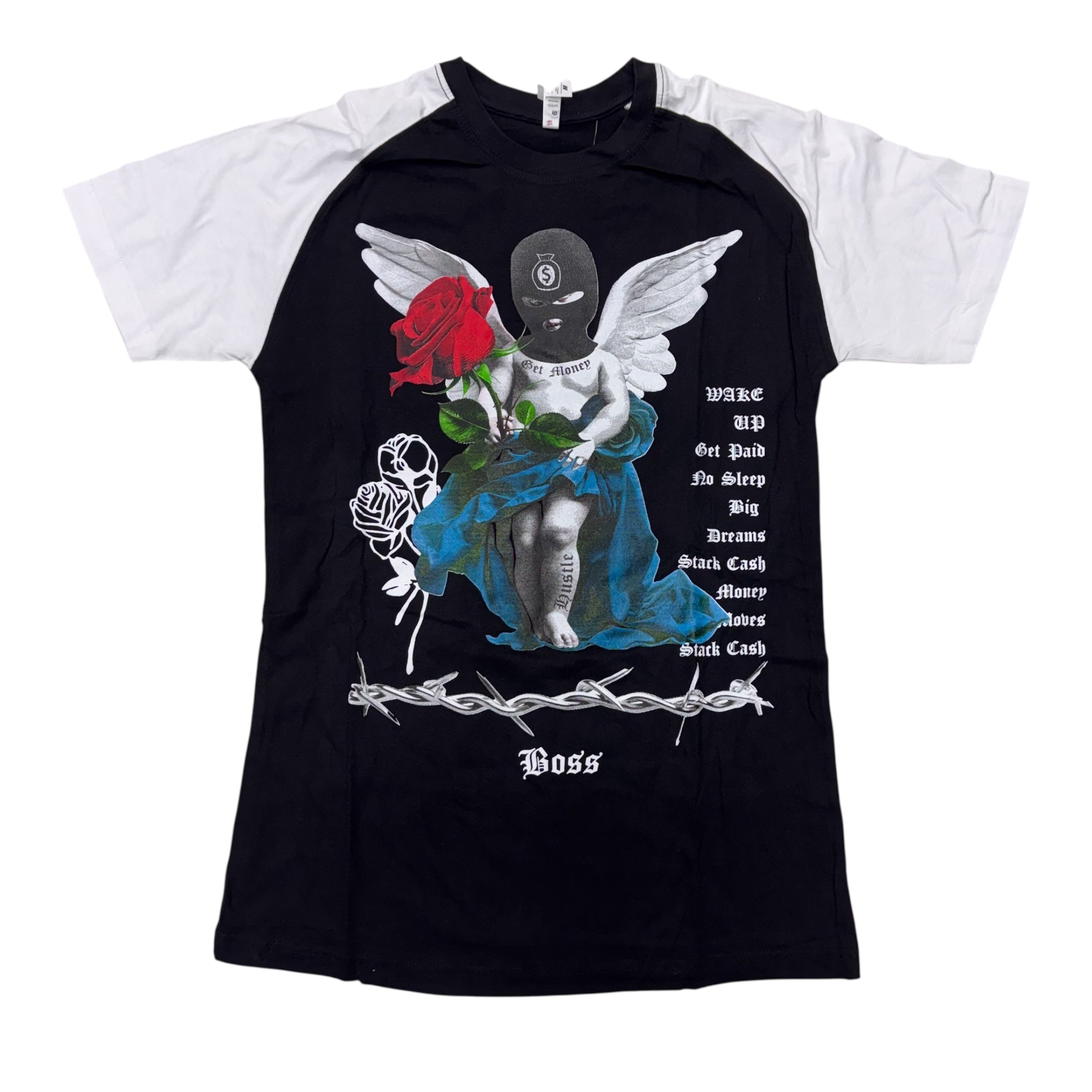 PC Boss T-Shirt Black/White