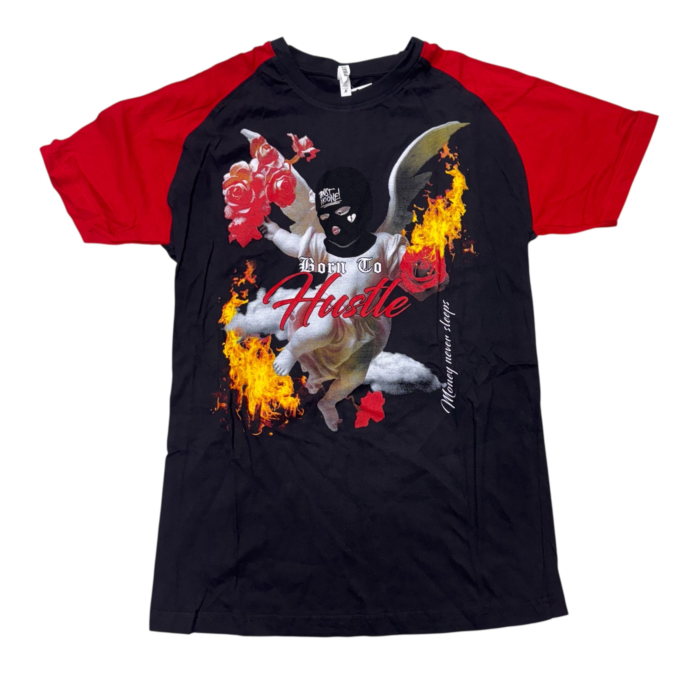 PC Hustle T-Shirt Black/Red