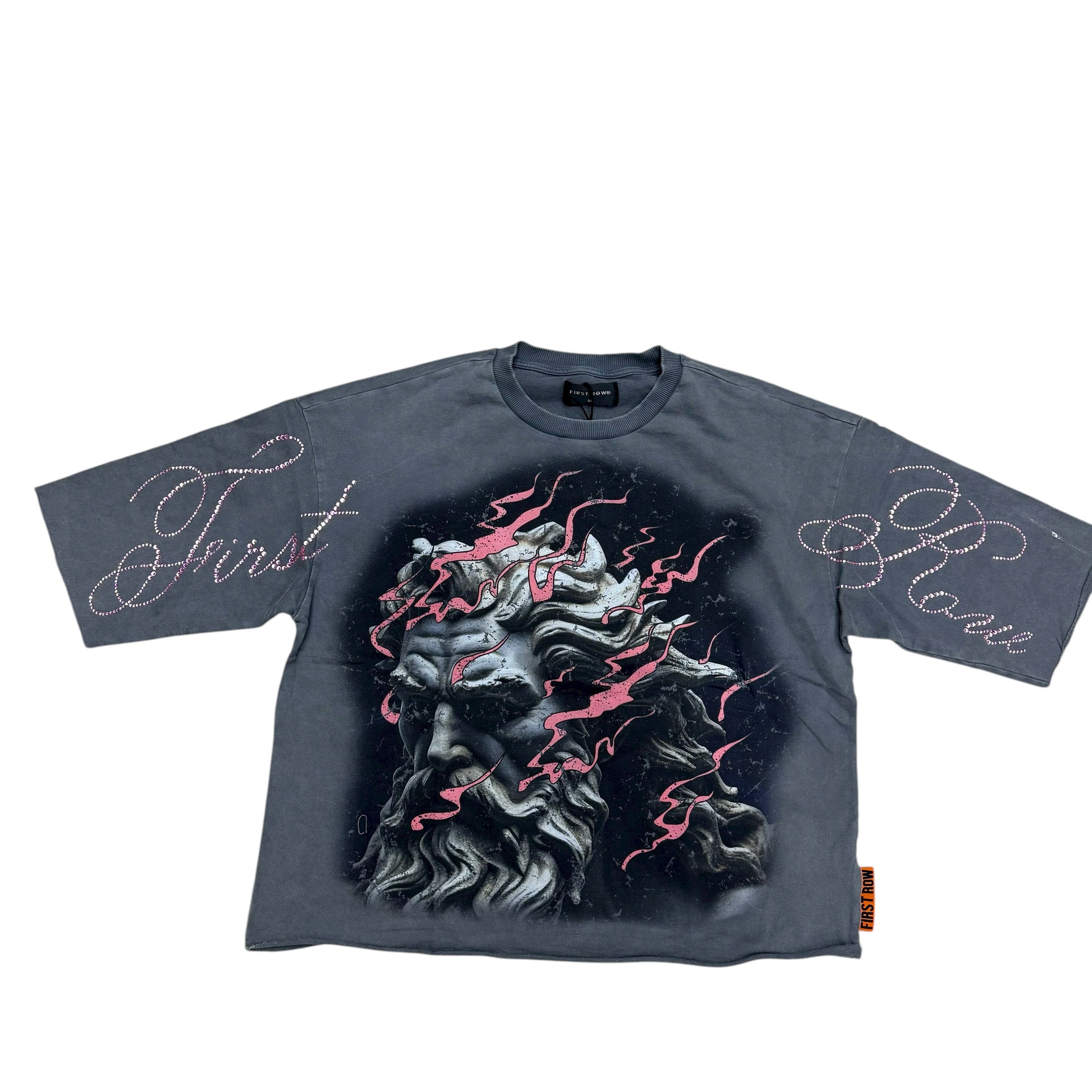 First Row - T-Shirt charcoal Pink