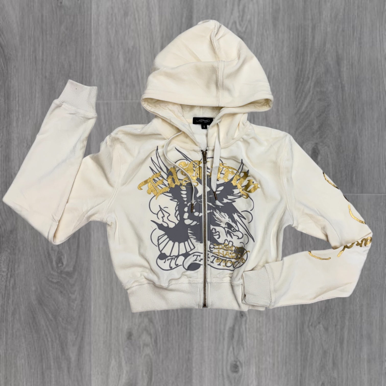 ED HARDY - Velour Women set - CREAM