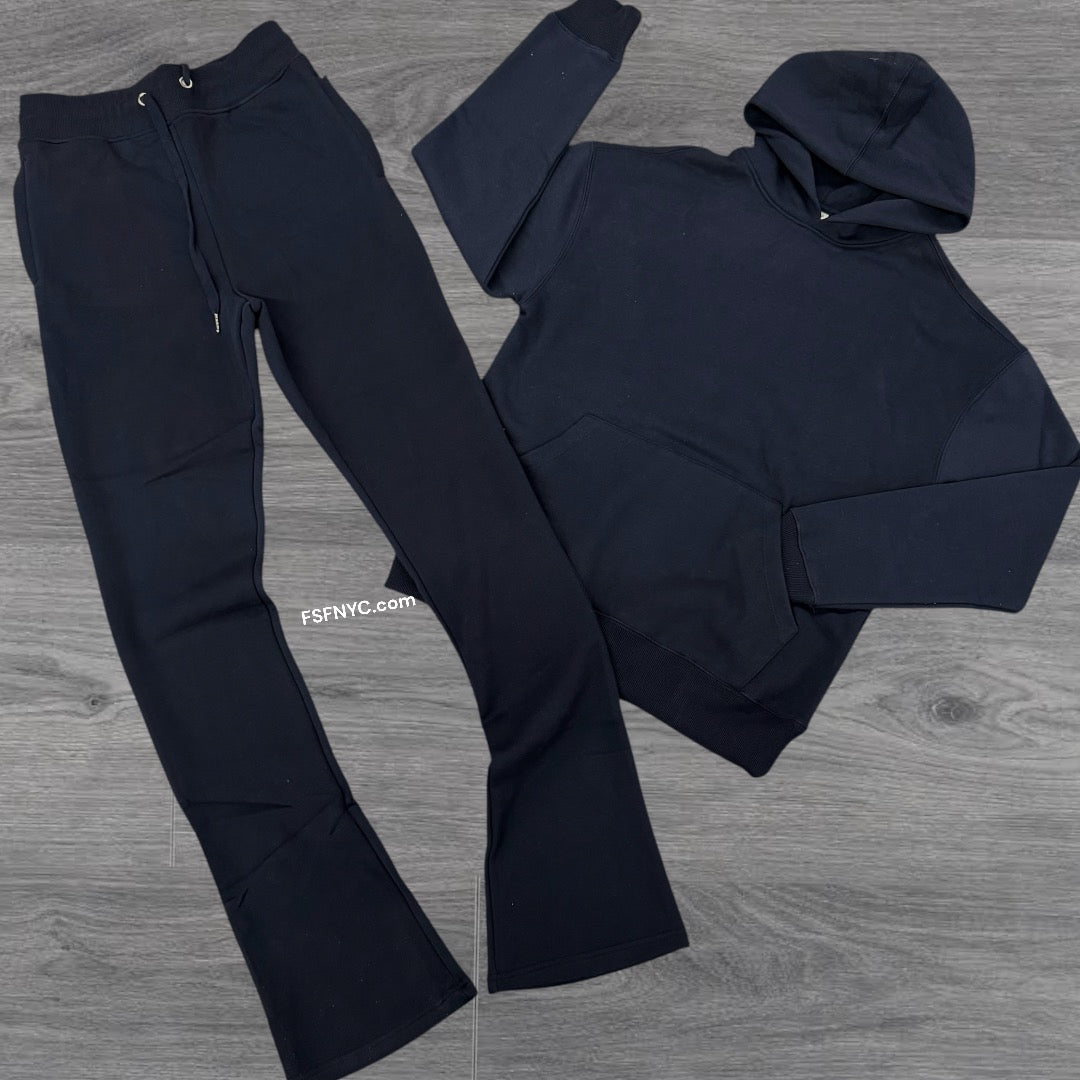 Narr - STACKED UpTown Sweat Suit - Navy - 1081