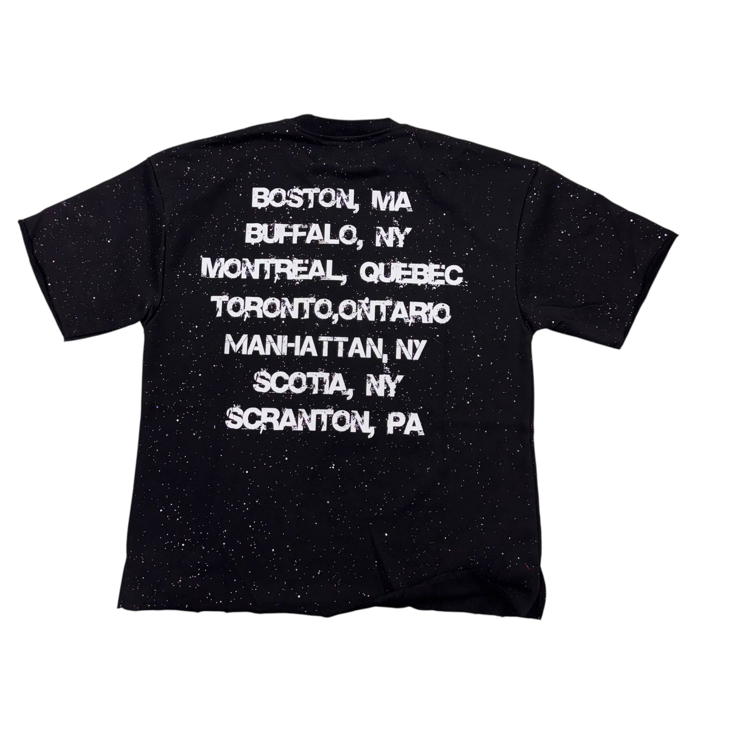 BKYS Rhinestone Munsters Black T-Shirt 1324
