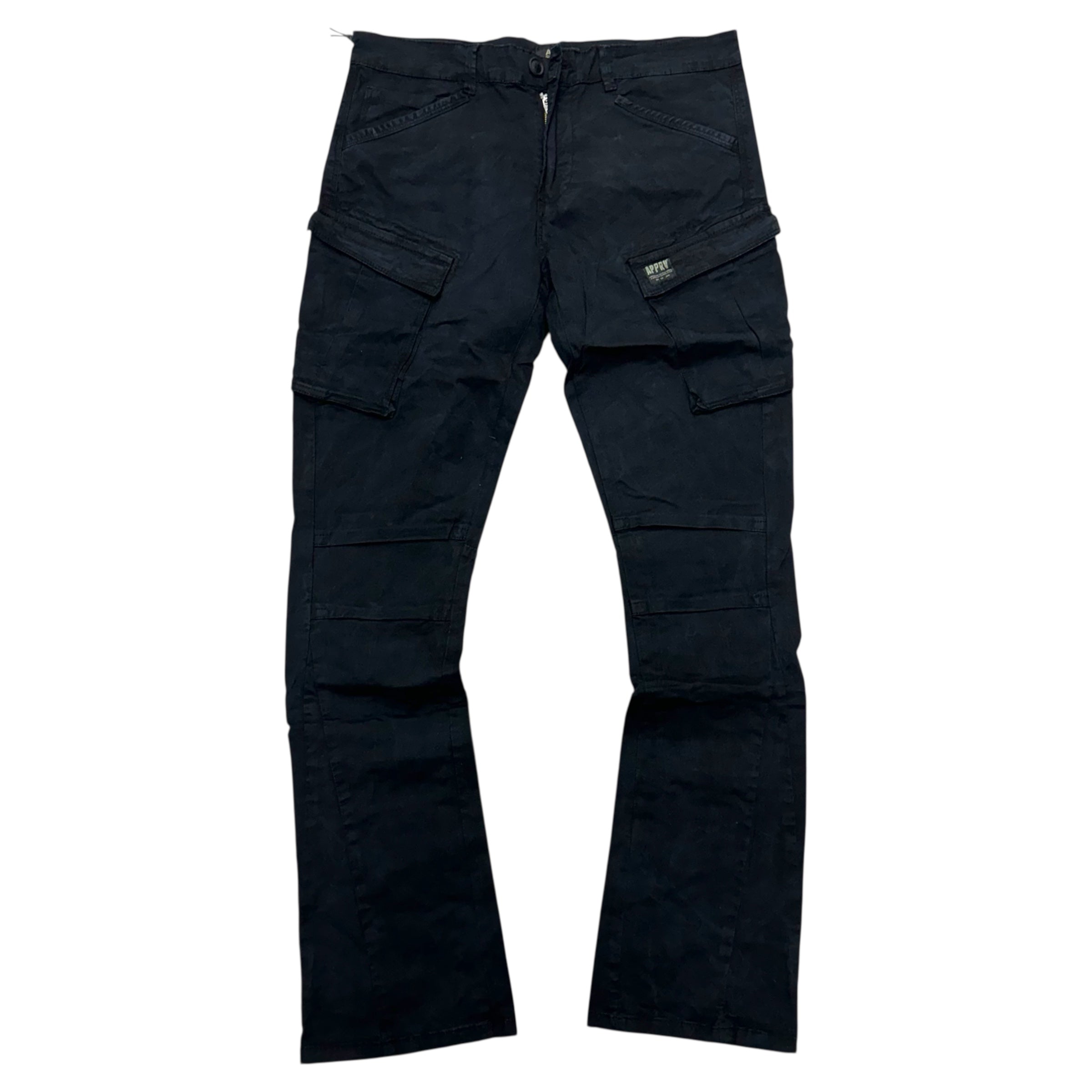 APPRV - Flare Cargo Pants - Black