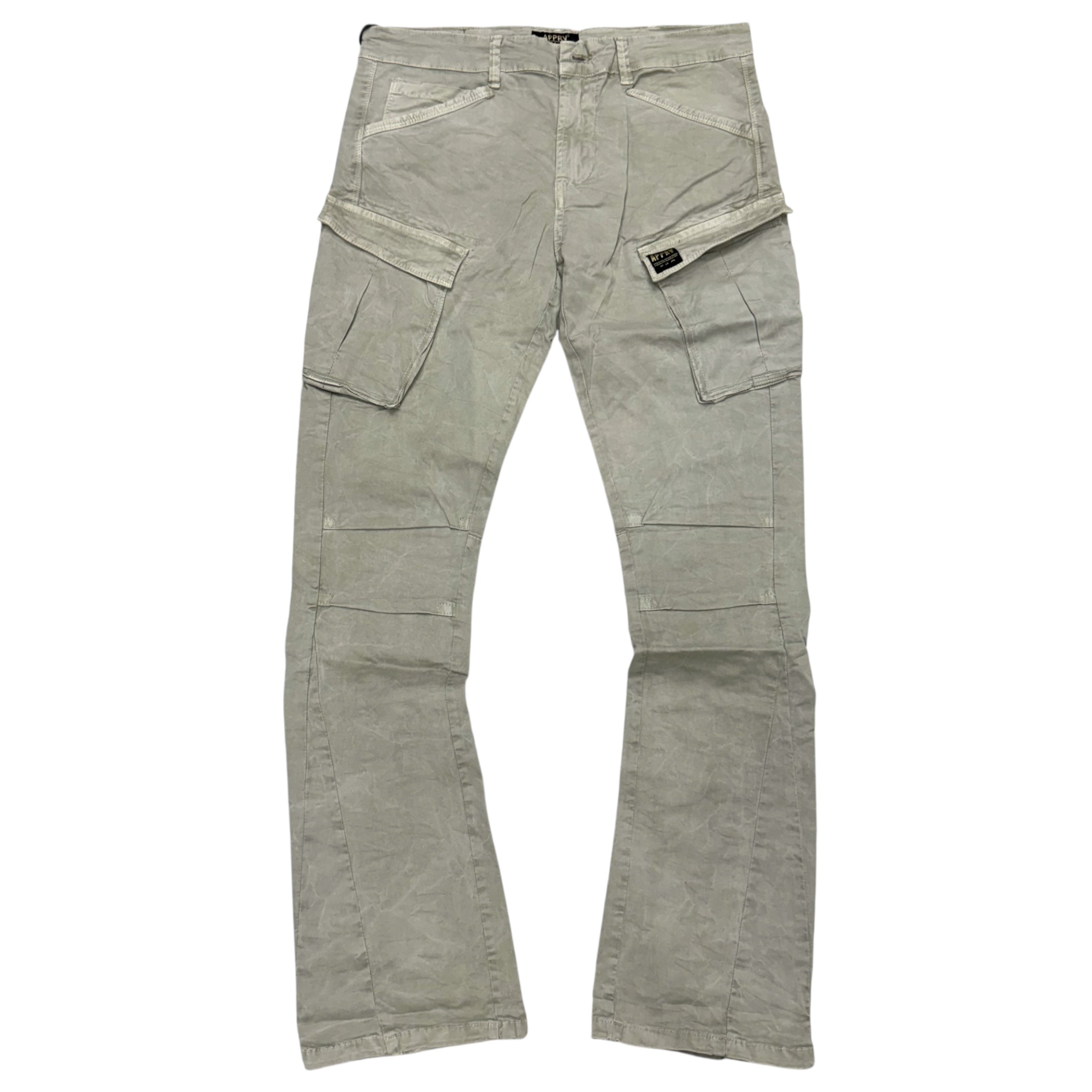 APPRV - Flare Cargo Pants - Stone