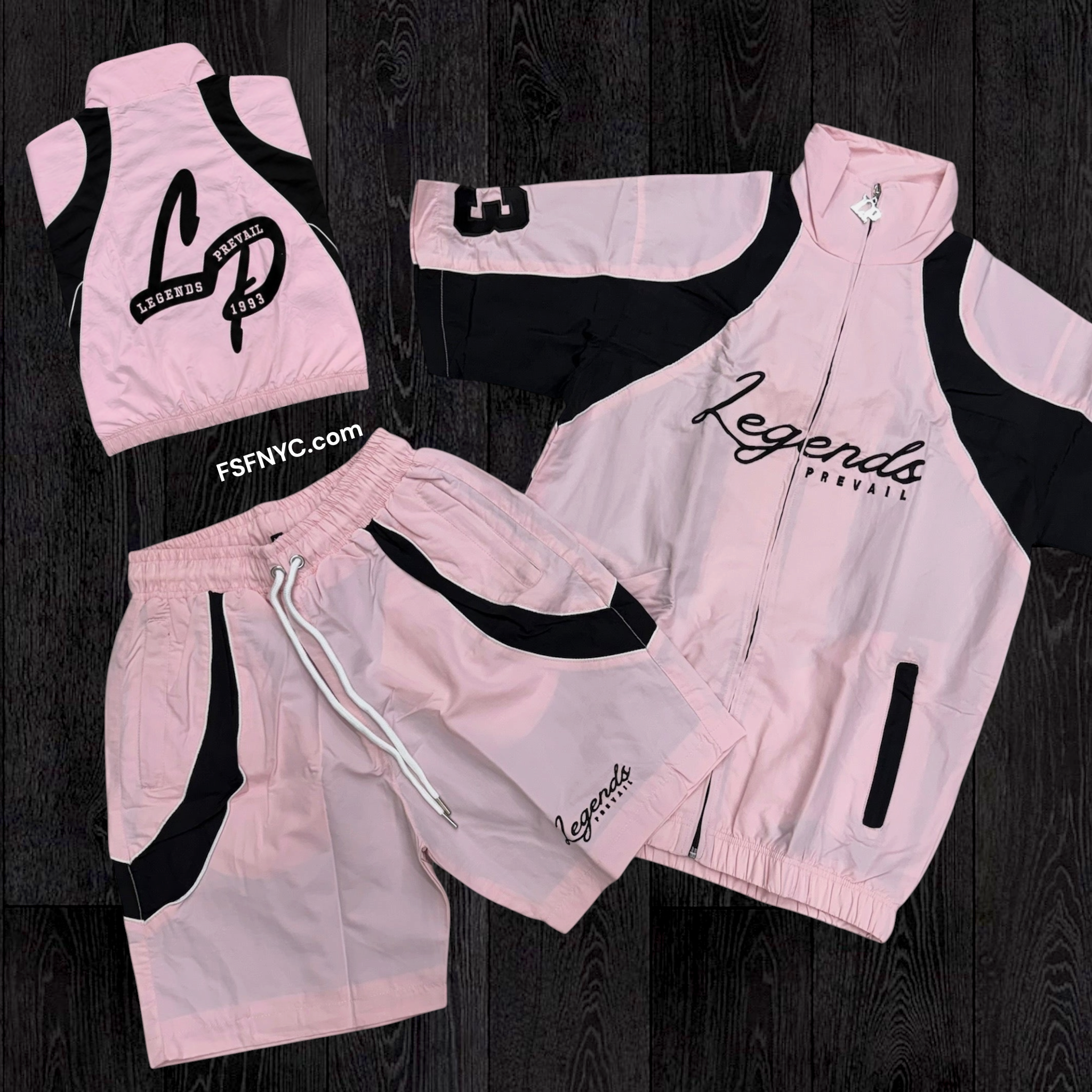 Prevail - LP Windbreaker Set - Pink/Black