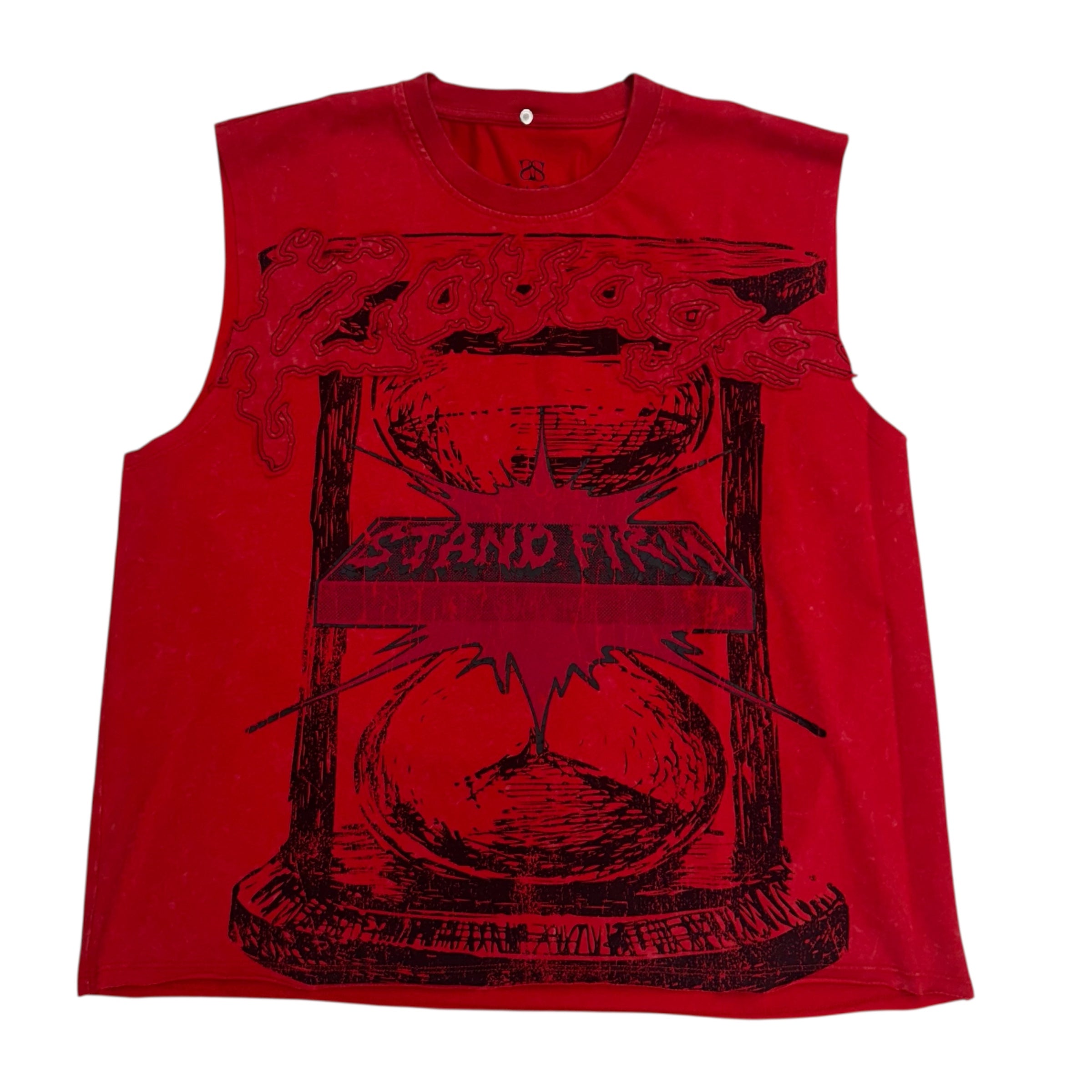 Rise Stand Firm Sleeveless T-shirt True Red 25253