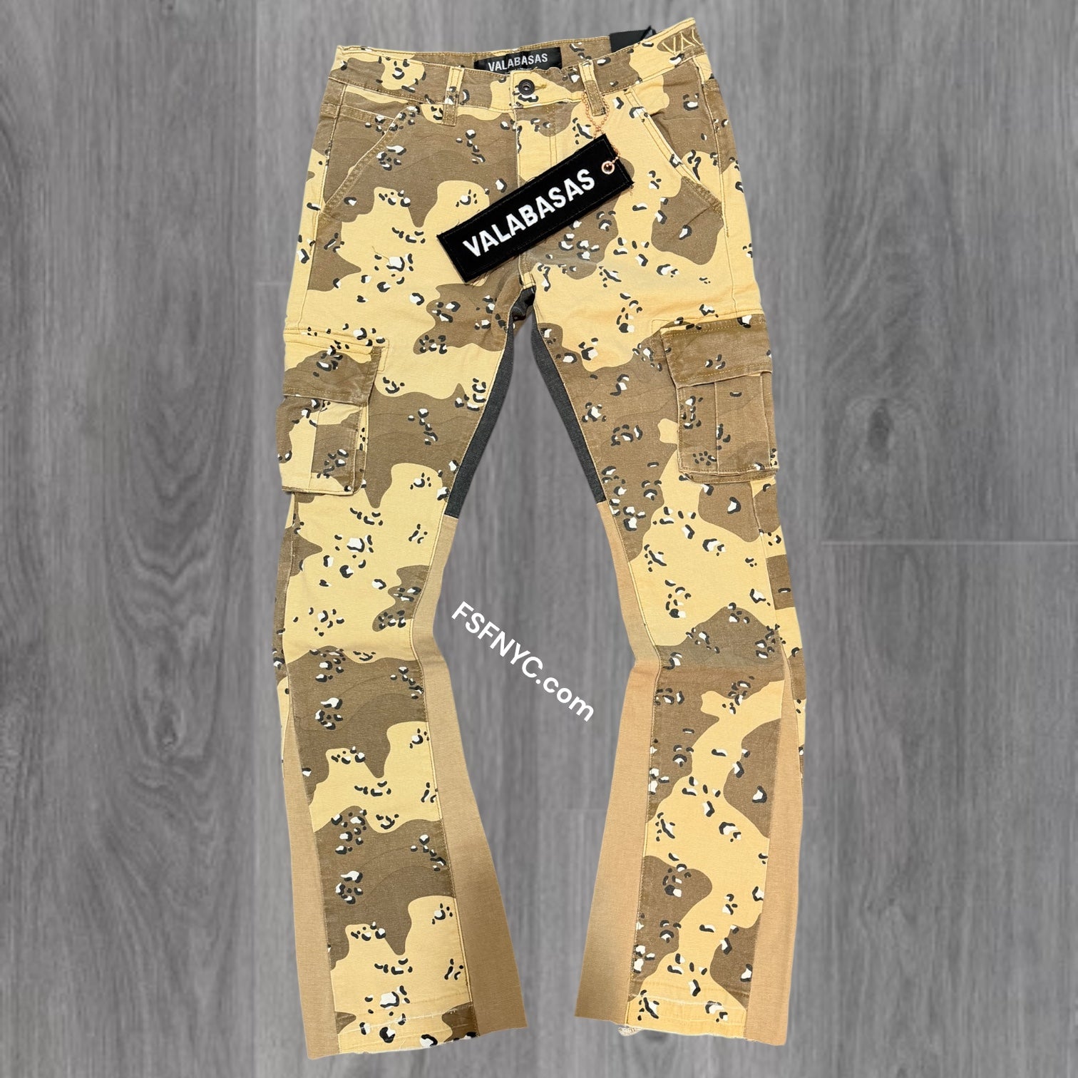 Valabasas - Geno Camo Stacked Denim - Sand - 1006