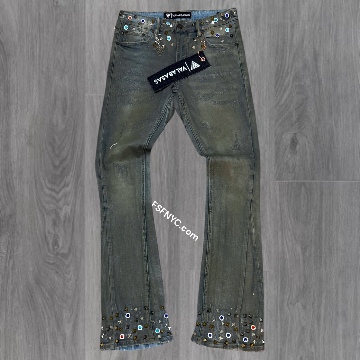 Valabasas- ION Dark Dirty Blue Waxed Denim - 1058
