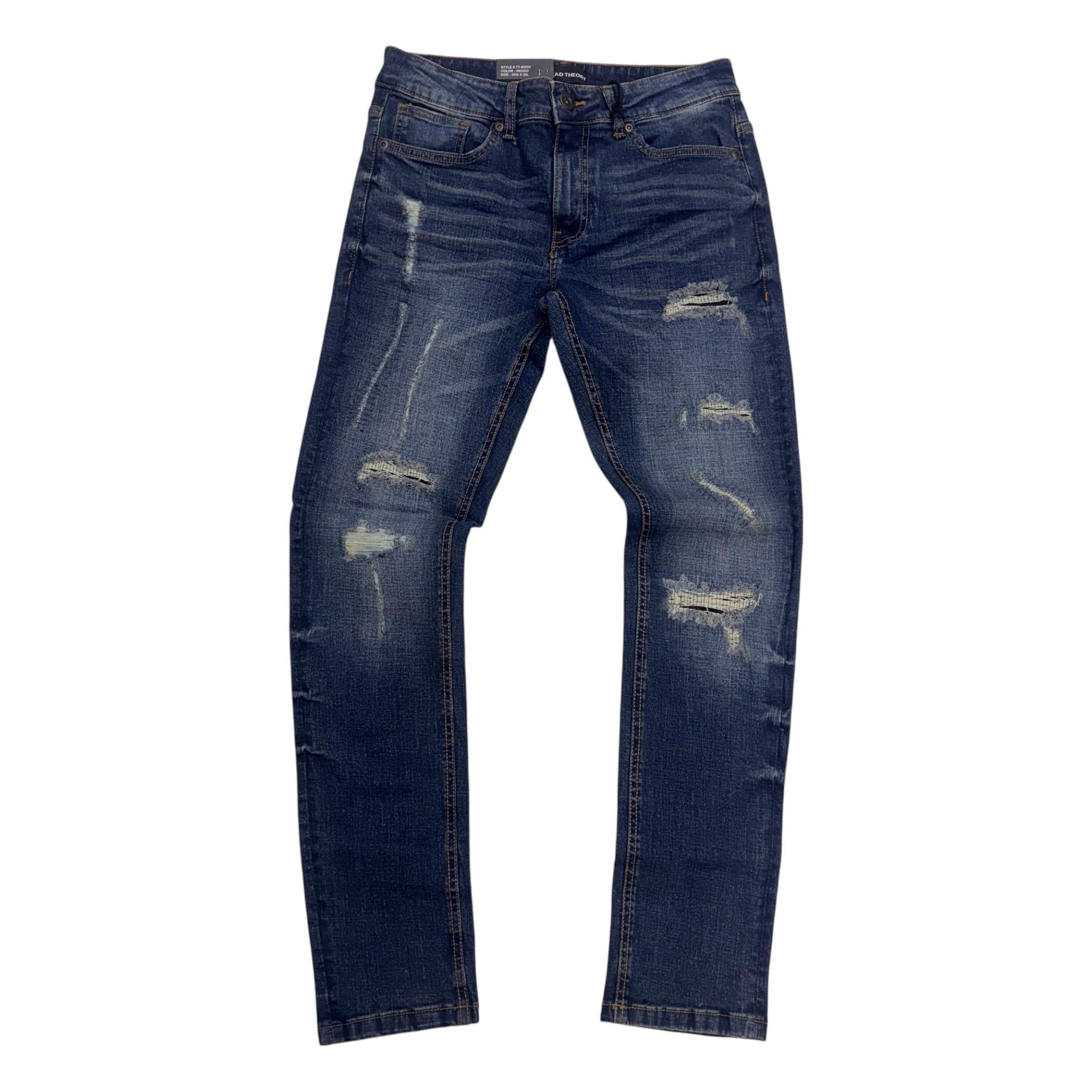 Mischief Distress Denim Indigo 80252 M