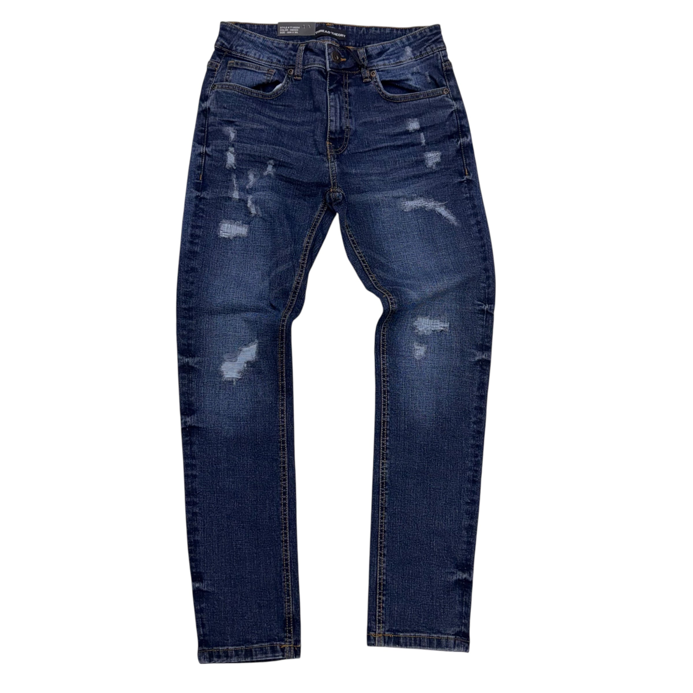Mischief Distress Denim Indigo 80254 M