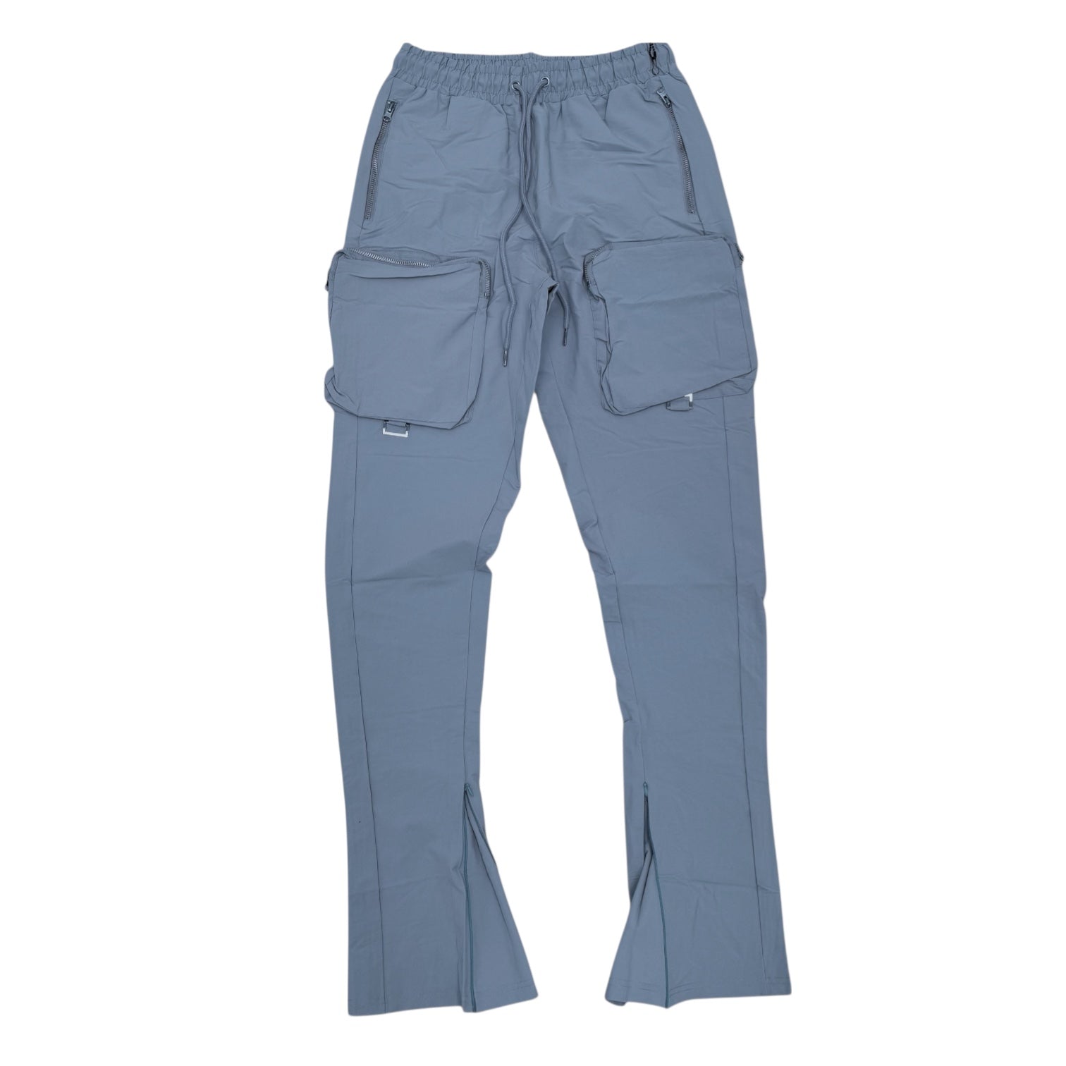 Motive - Stacked Nylon Pants - Steel Blue - MT265