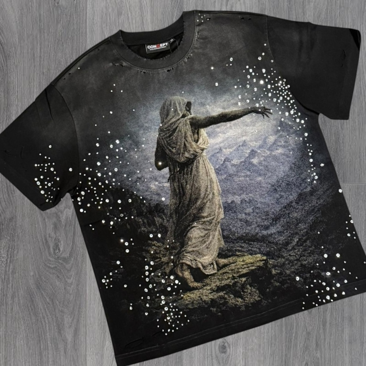 Con - Seek T-shirt - Black Wash - 1 (2)
