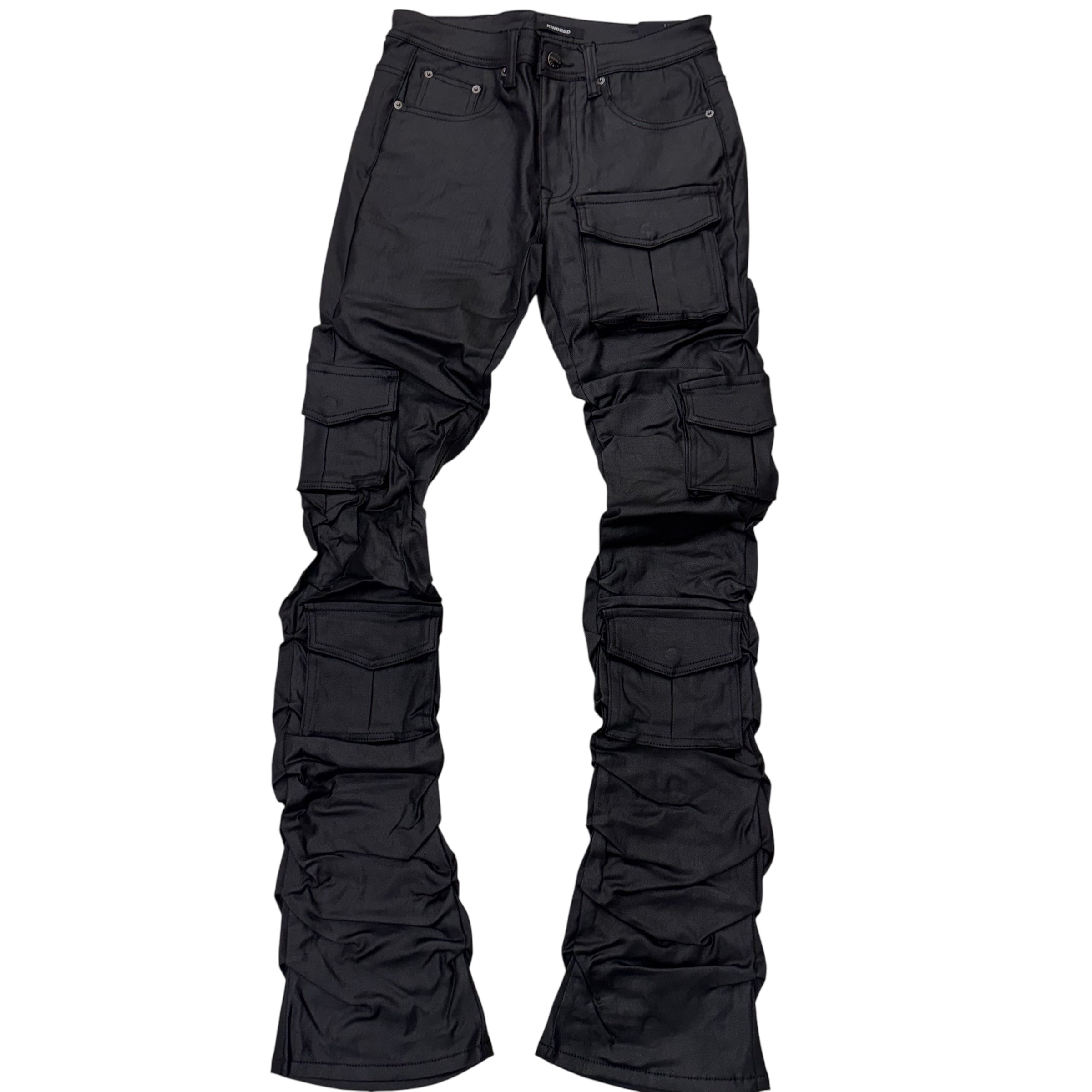 KD - Waxed Cargo Denim - Black 2056