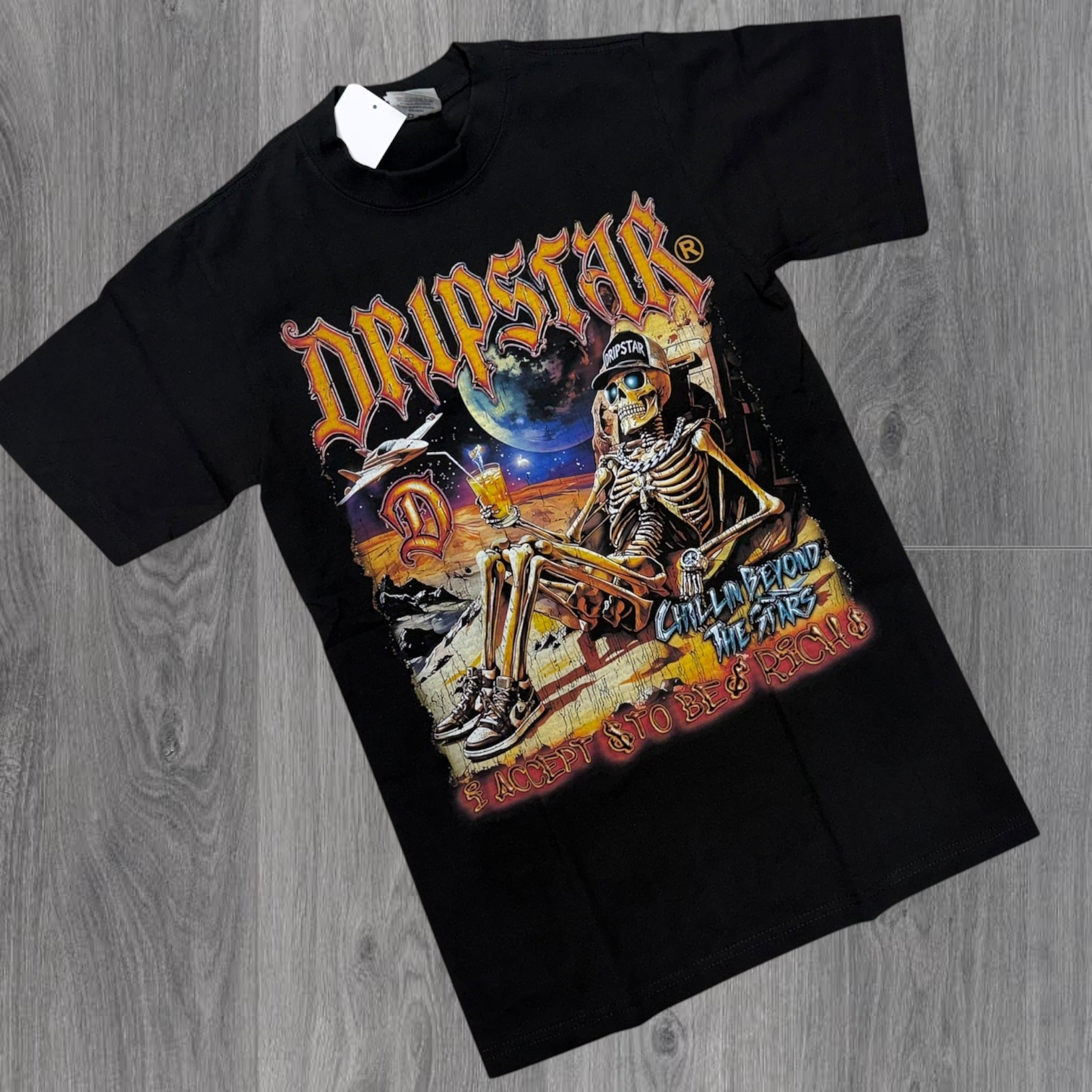 DRIPSTAR - Chillin Tee - Black DC187