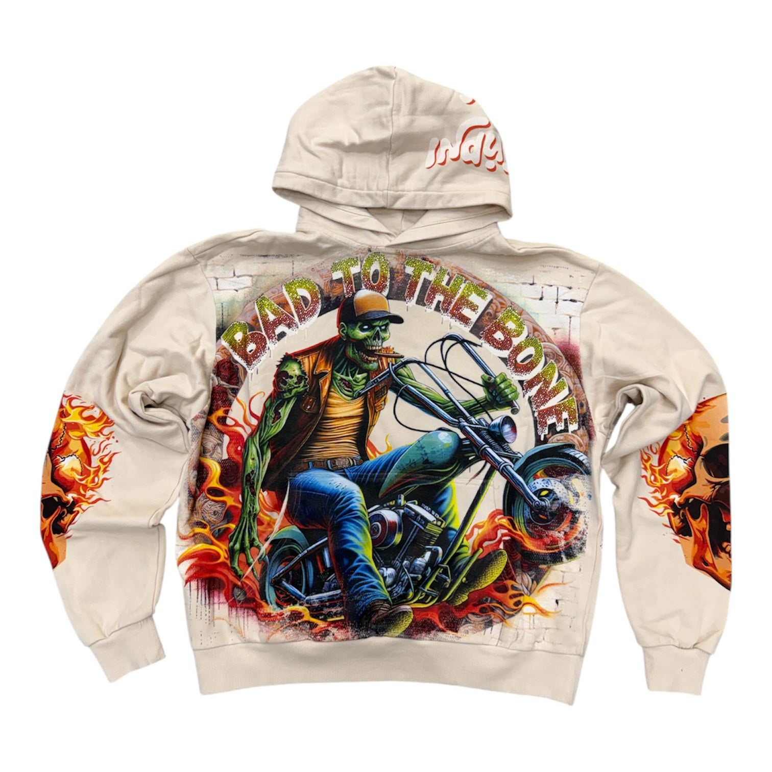 Stray - Bad To The Bone Pullover  Hoodie - Bone - 1520