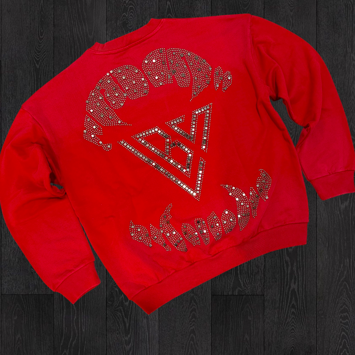 Valabasas - Grizzley Crew sweatshirt - Red - 1010