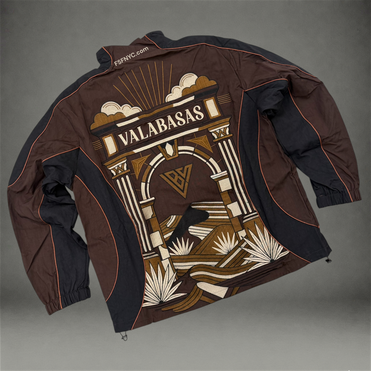 Valabasas - Palm Entrance Set - Brown - 1022 1033