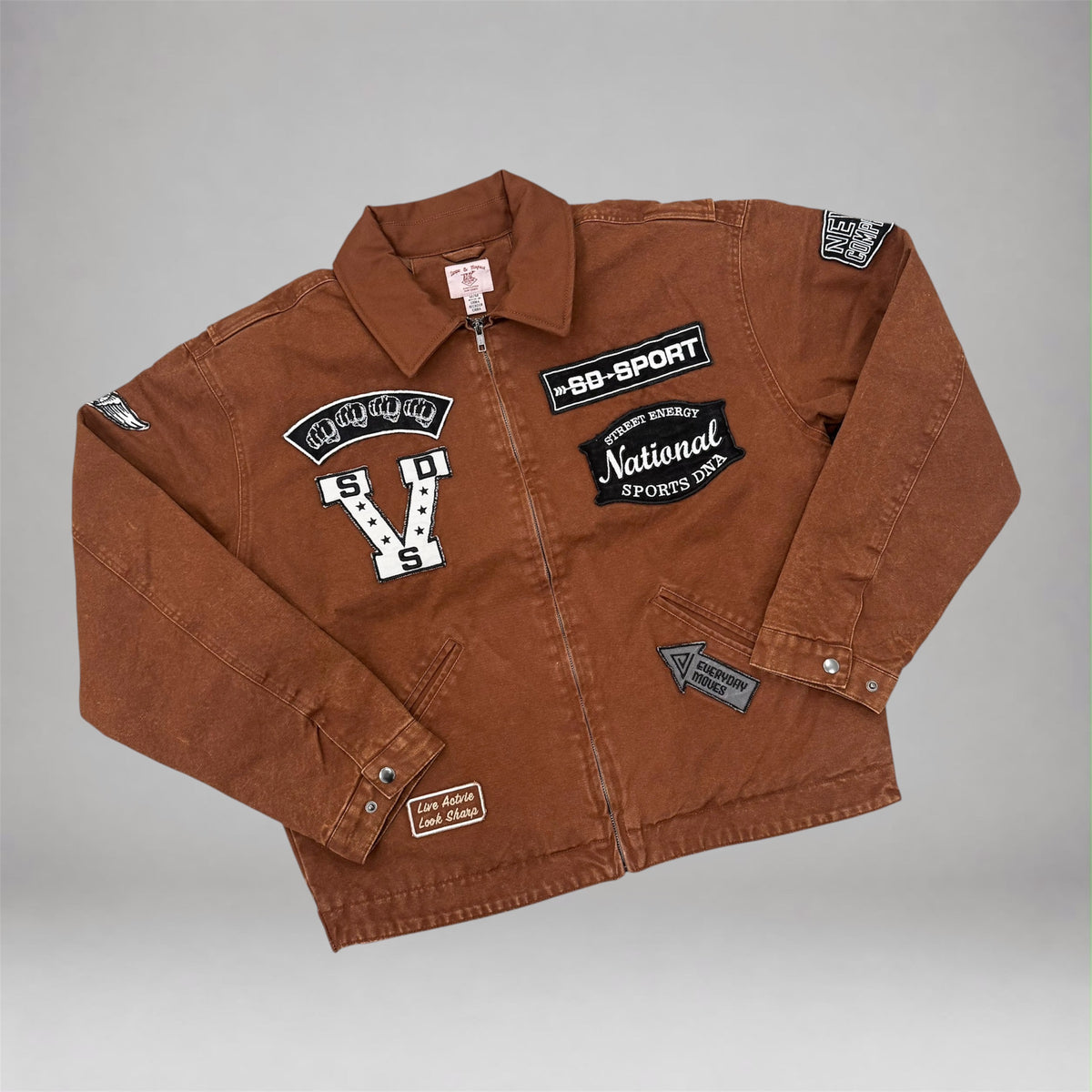 Property - Canvas Patch Jacket - Brown - 6203