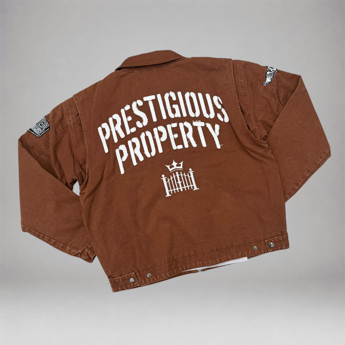 Property - Canvas Patch Jacket - Brown - 6203