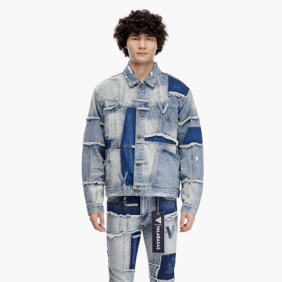 Valabasas - Caelric Denim Jacket - Blue/Light Blue - 1083