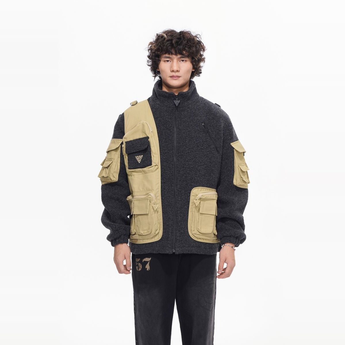 Valabasas - Hike Sherpa Jacket - Dark Grey - 1028