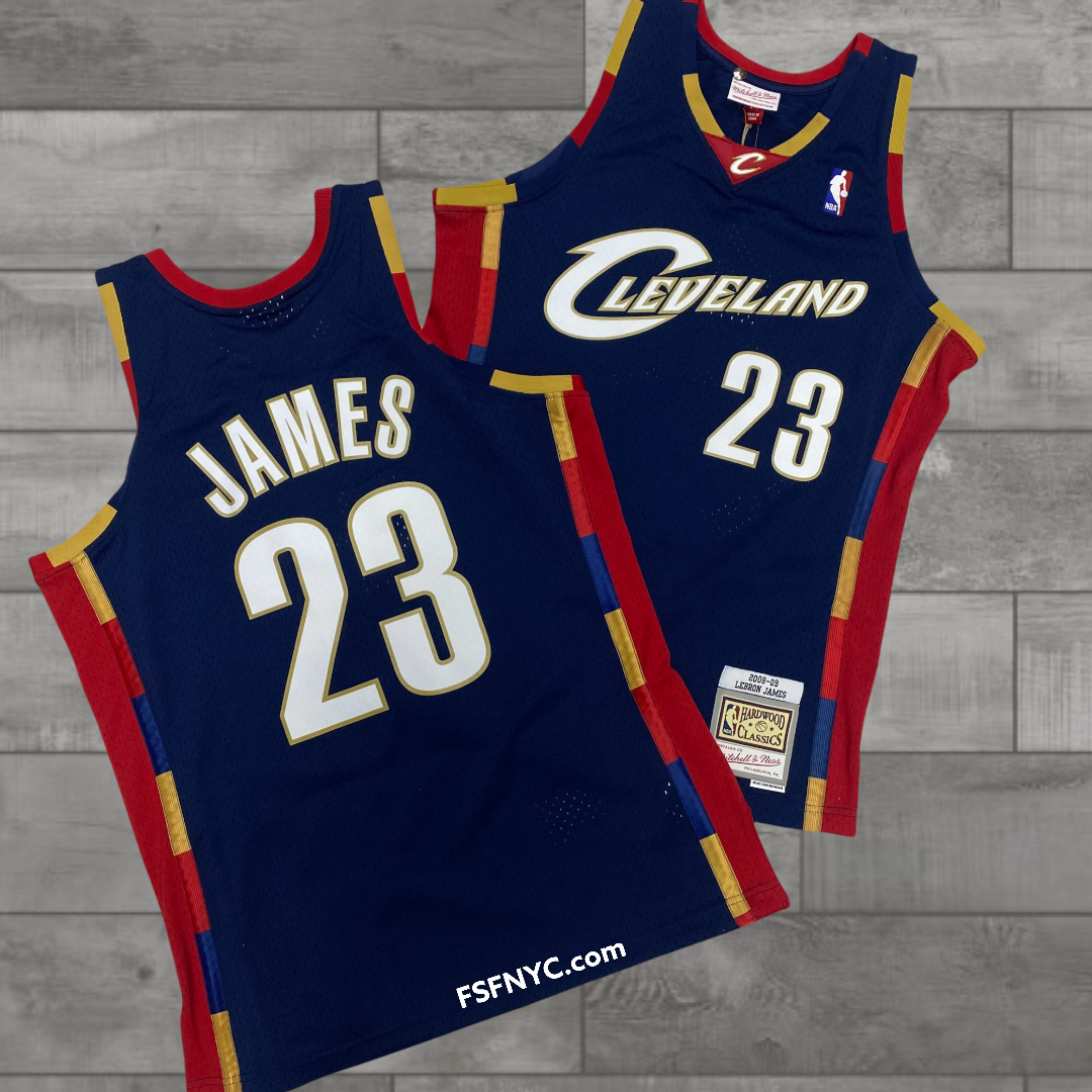Mitchell&Ness NBA Swingman Jersey Cavs L.James Navy zi