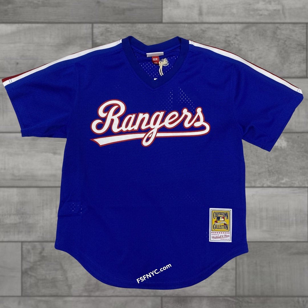 Mitchell&Ness MLB Jersey Rangers Royal zi