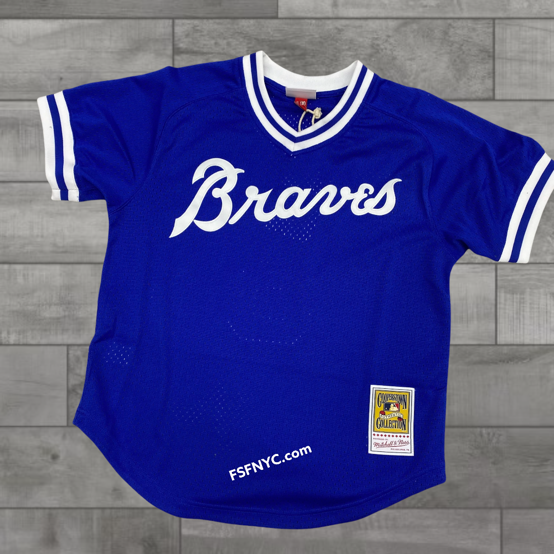 Mitchell&Ness MLB Jersey Atlanta Braves Red zi