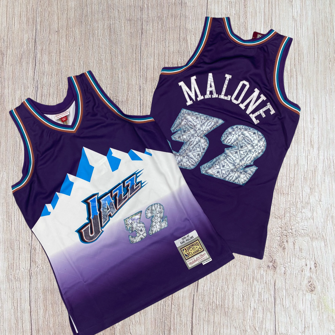 Mitchell&Ness Hologram 75h Anniversary Jazz K.Marlone DYE zi