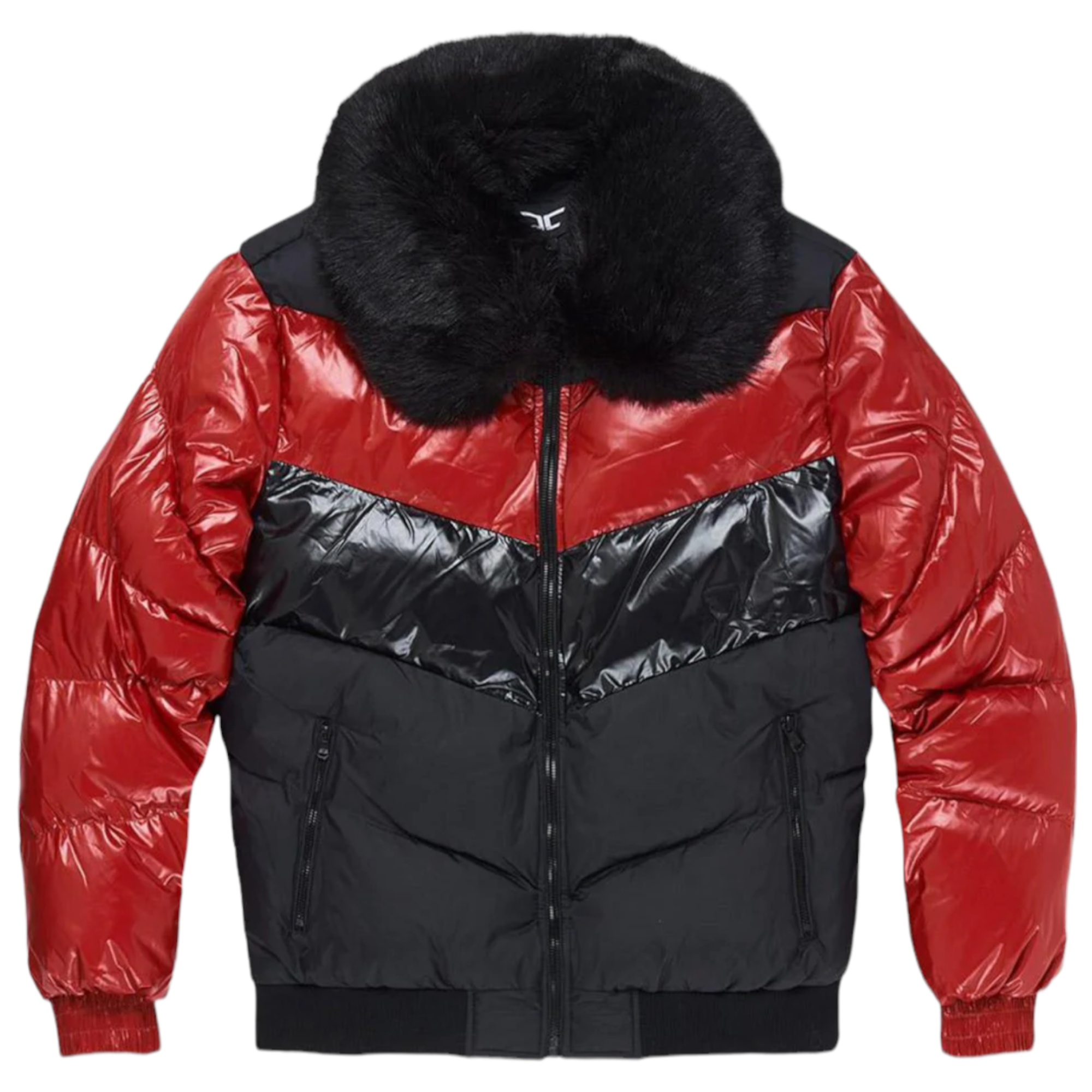 Jordan Craig Sugar Hill shiny Puffer jacket Crimson 91548M