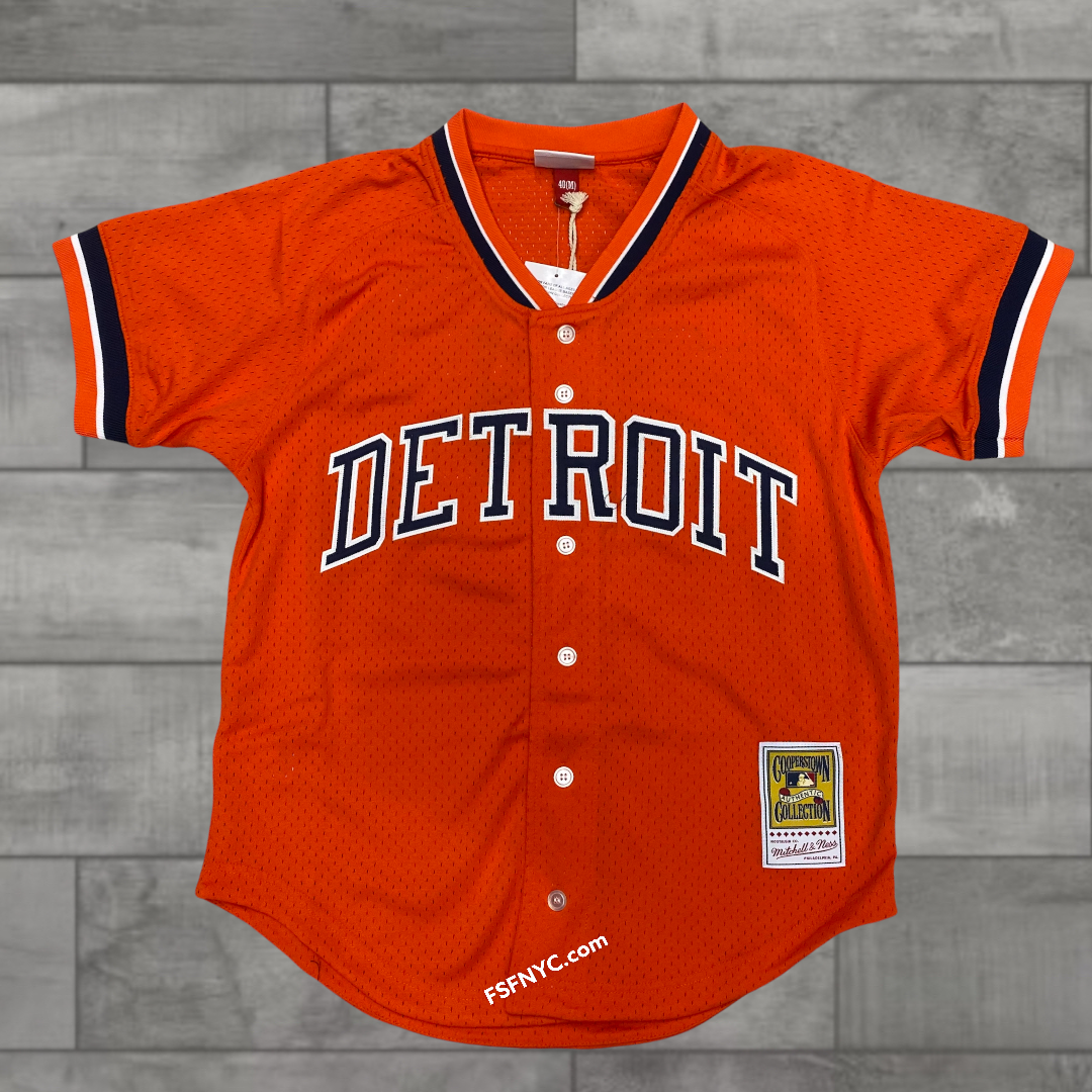 Mlb Detroit Tigers Baseball Jersey W/ Pin-stripes