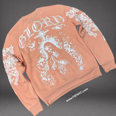 Pike - Glory Crew Sweatshirt - L.Pink “Salmon”  2607