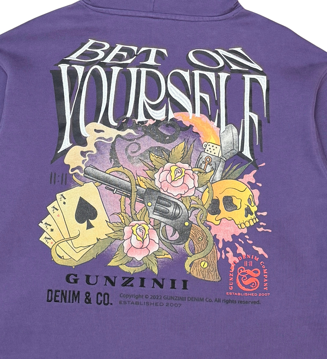 Gunzinii - Bet On Yourself Hoodie - Purple - GZ505