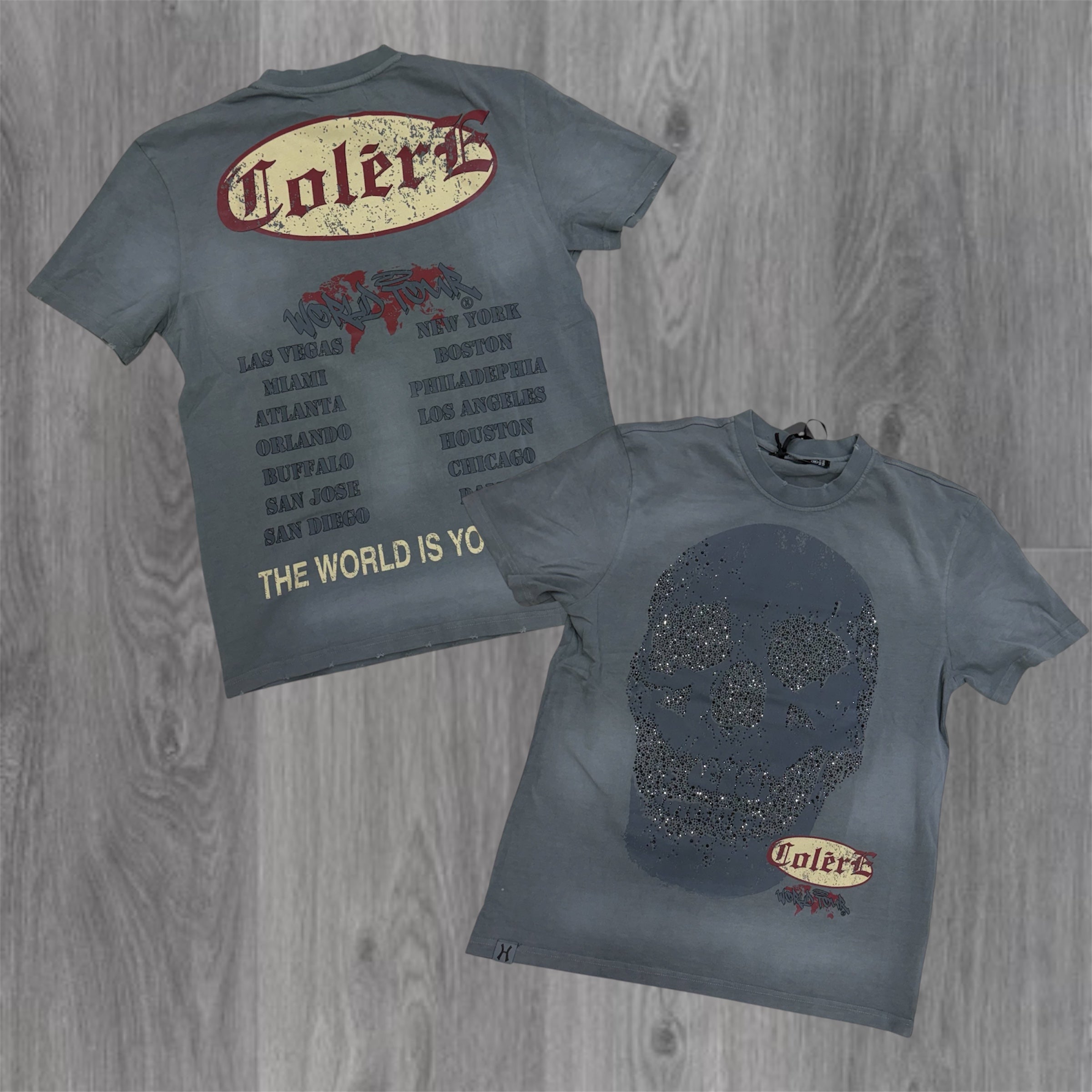 HDSN -  Skull Tee - Grey 667
