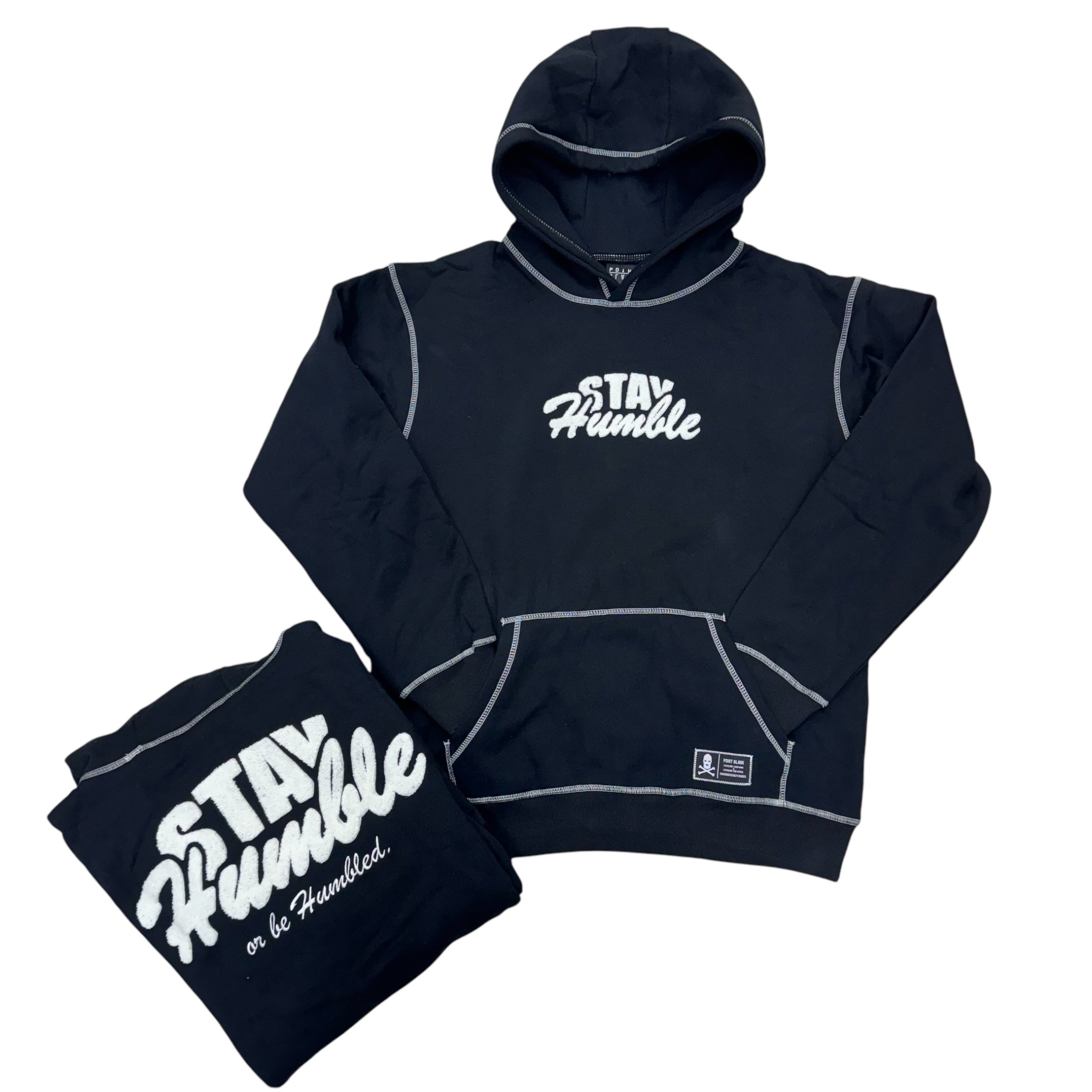 Point Blank Stay Humble Hoodie Black