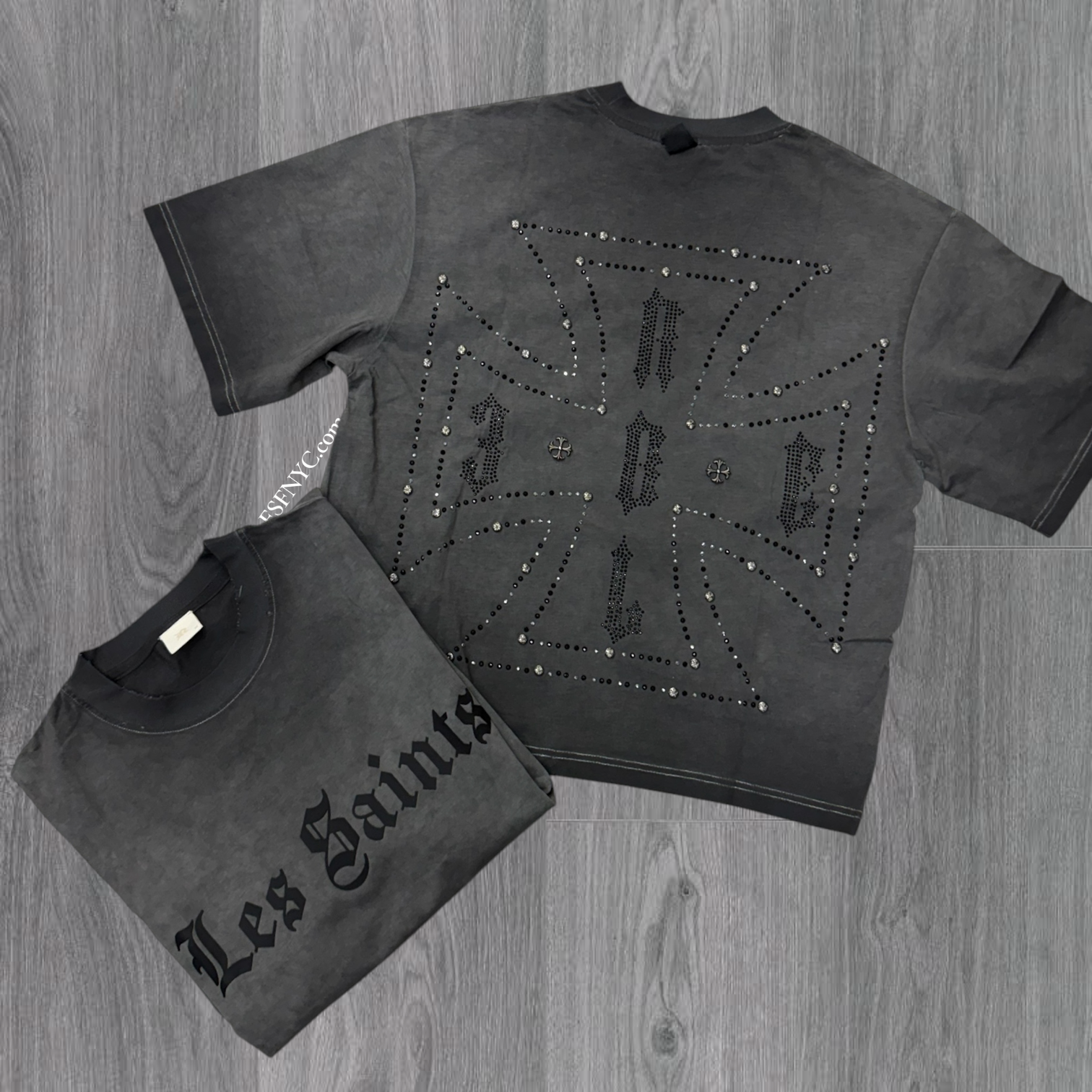 Rebel - Les Saints T-shirt  - Grey - 122
