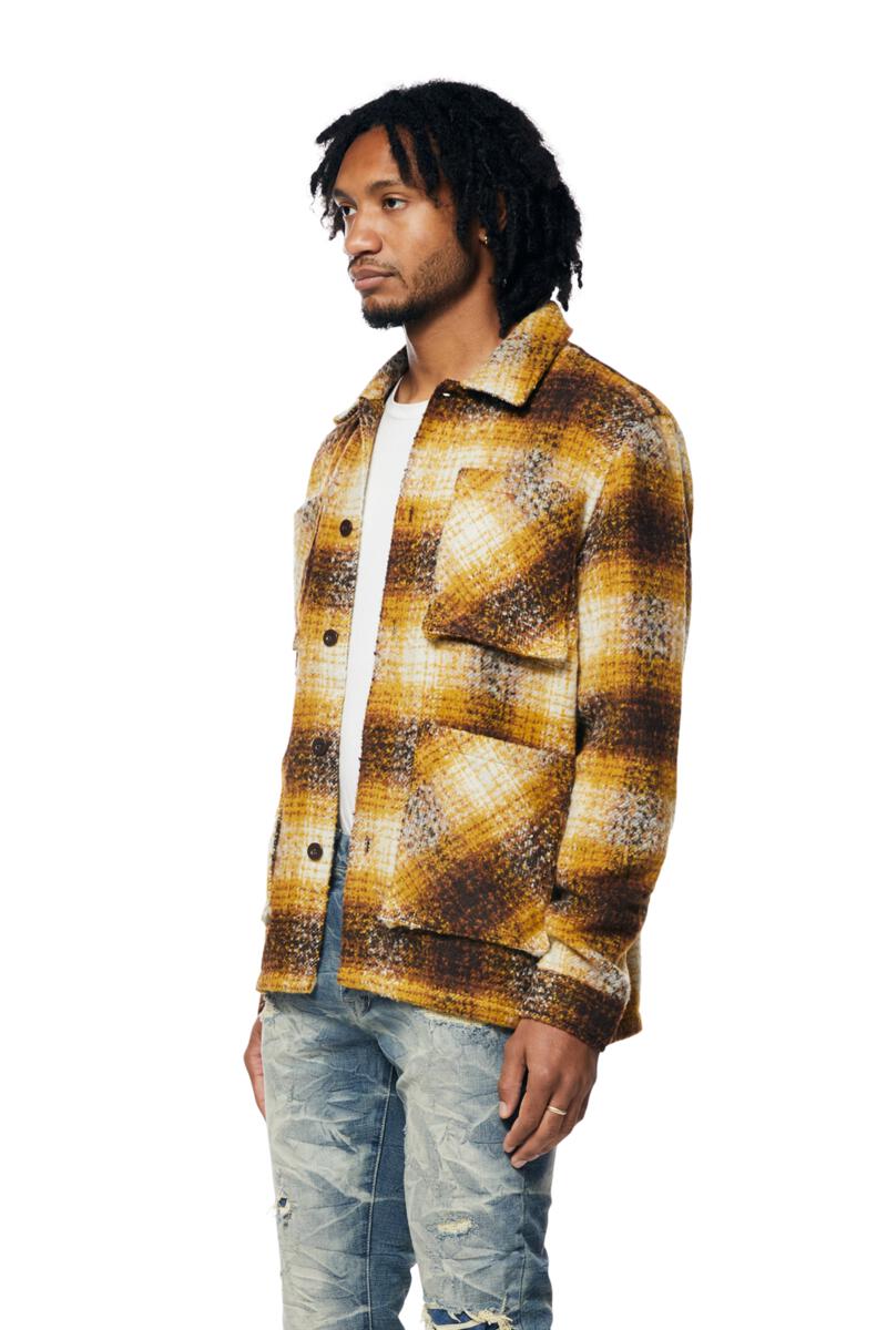 Rise plaid Flannel Shirt Butter 23598