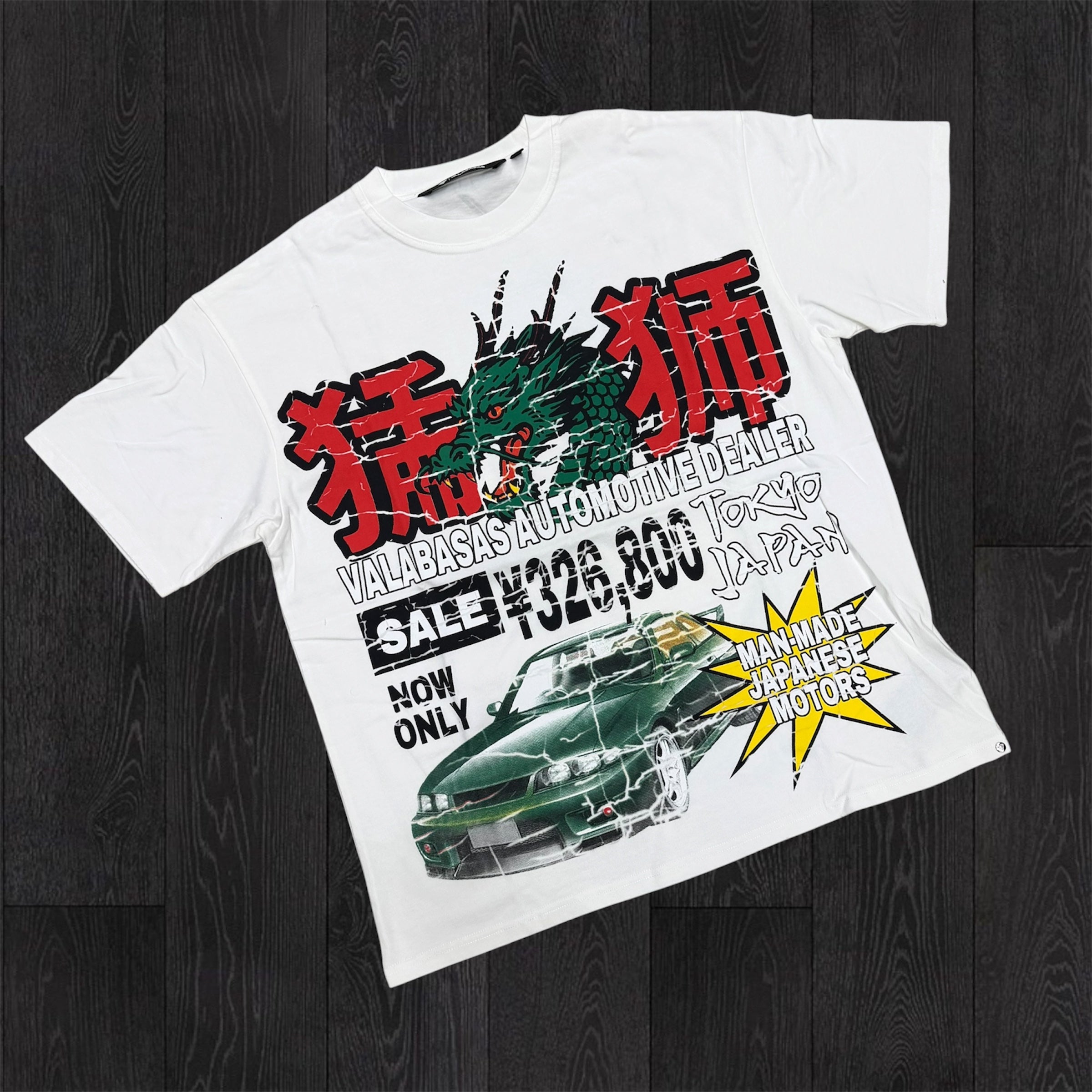 Valabasas - Japanese Motors Tee - white 1102