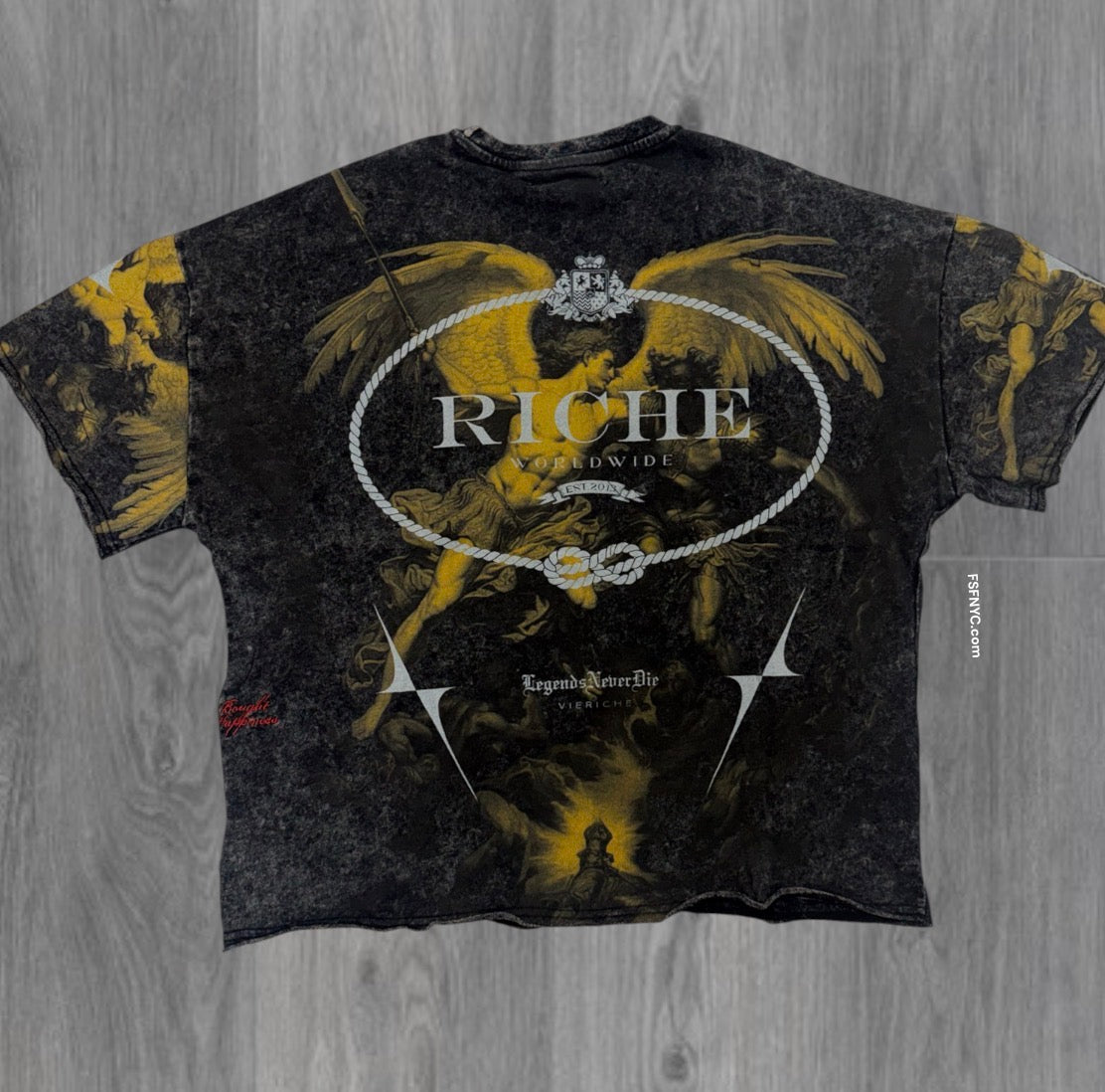 VR - Saint T-shirt - Black Wash - 1408