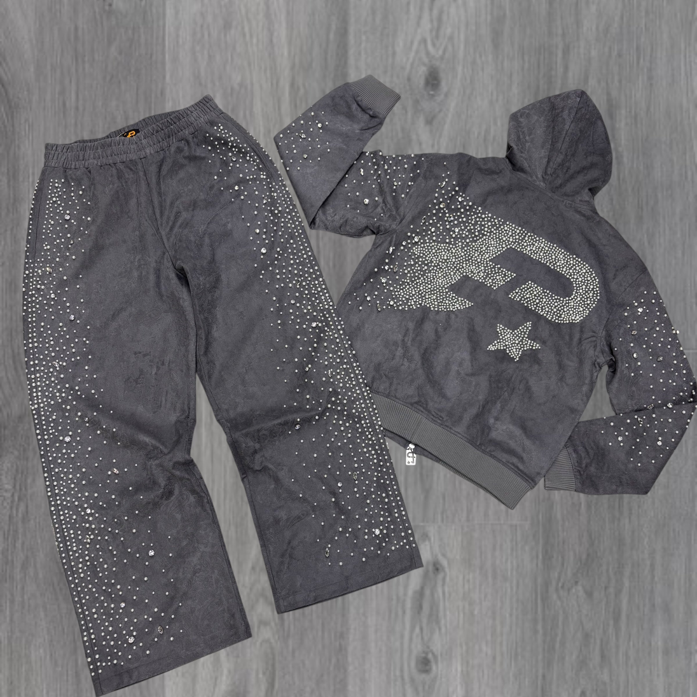 PLTKS - Flare zip Sweat Suit - Black