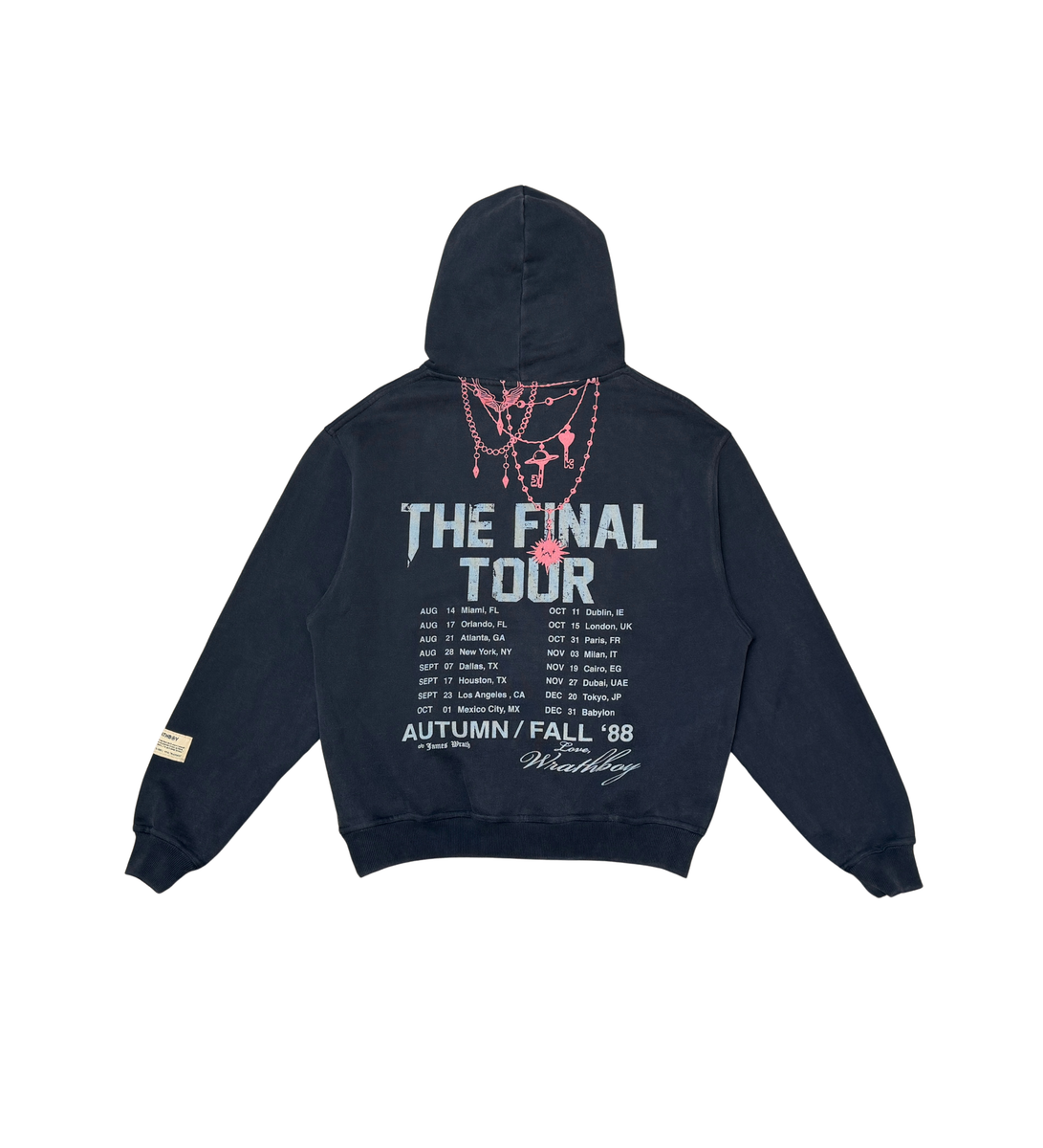 WRATHBOY - Babylon Hoodie - Black - 053