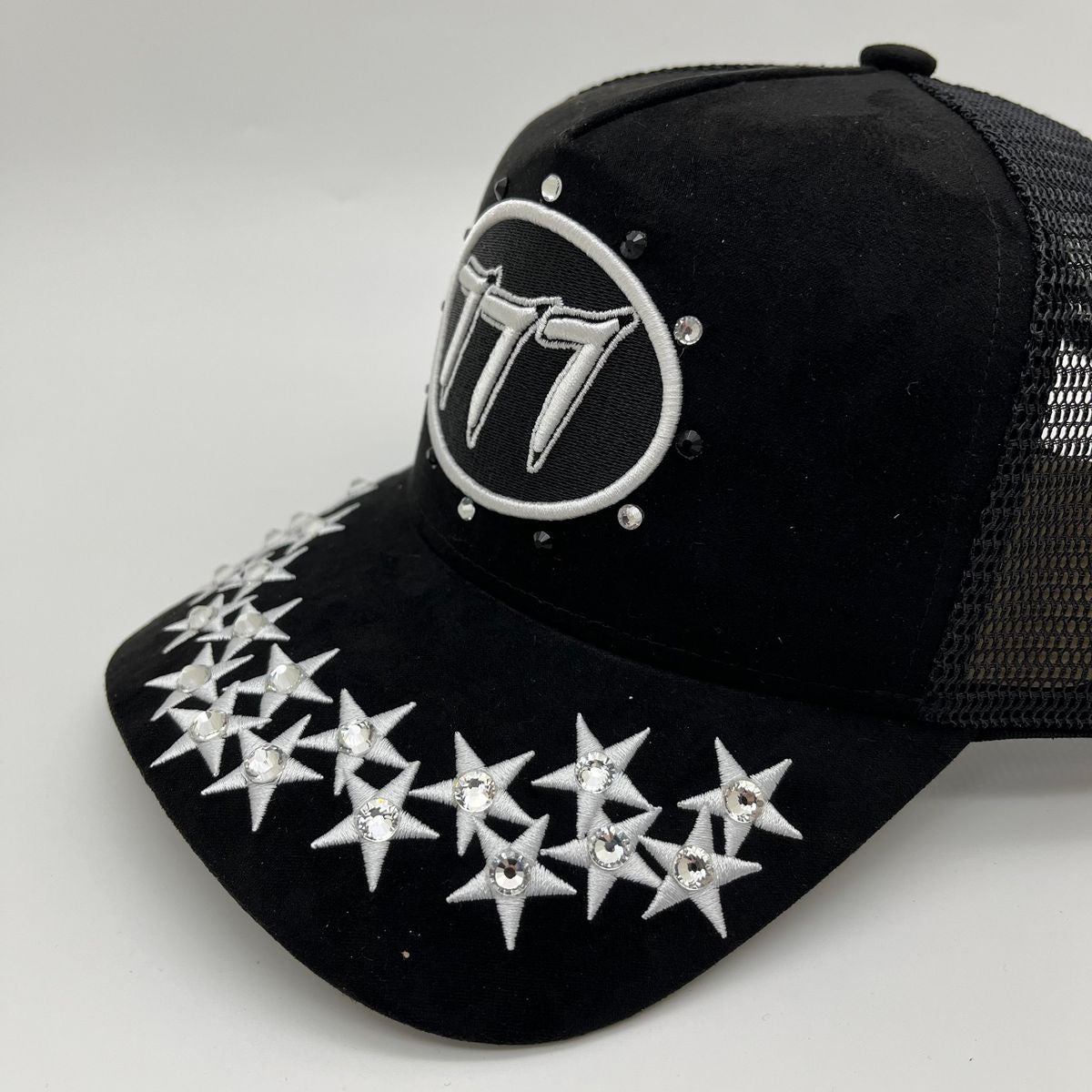 Hudson - 777 Circle Trucker hat - Black/White V1