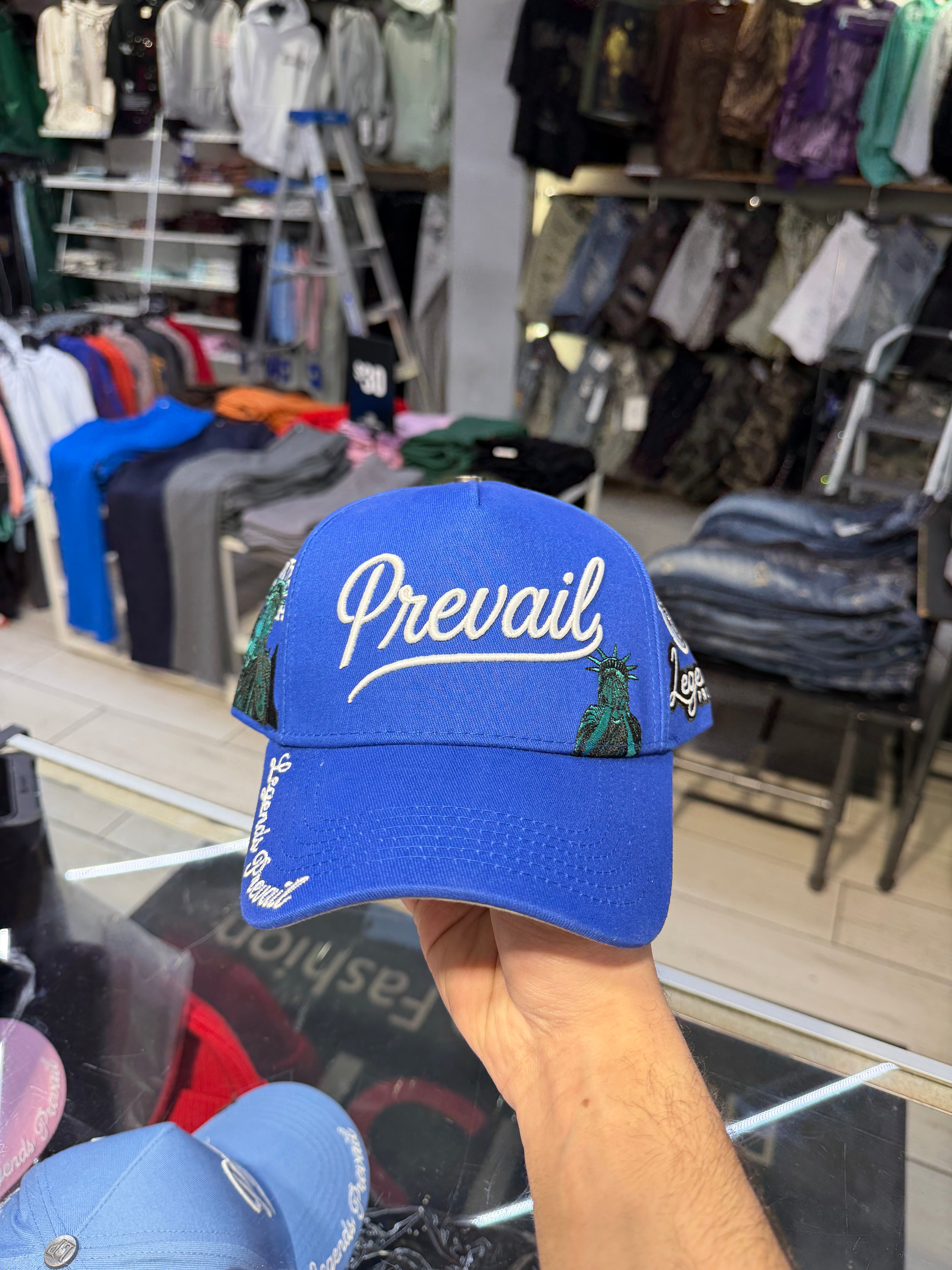 Prevail - Patch Trucker Hat - Royal Blue