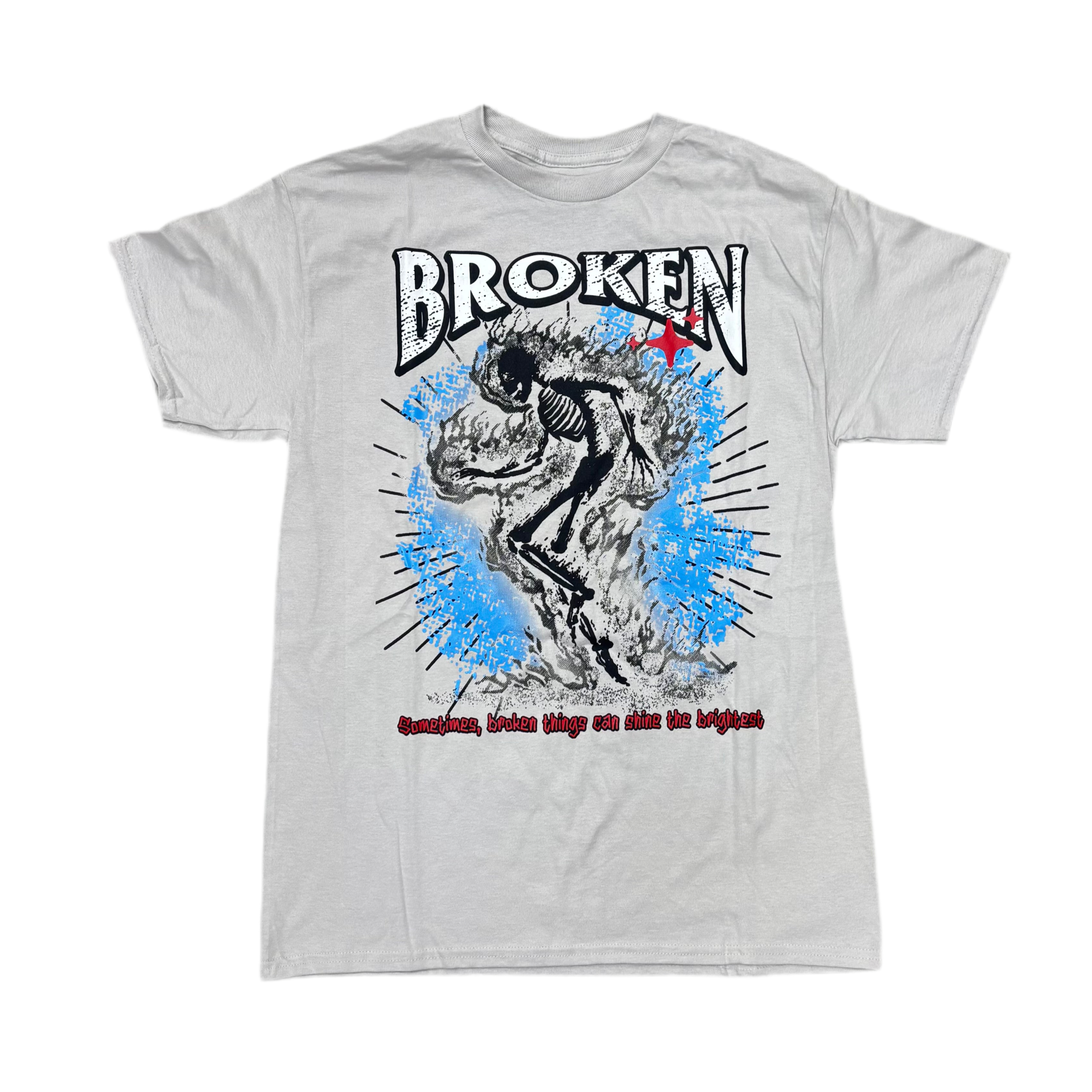 PC Broken T-Shirt Grey