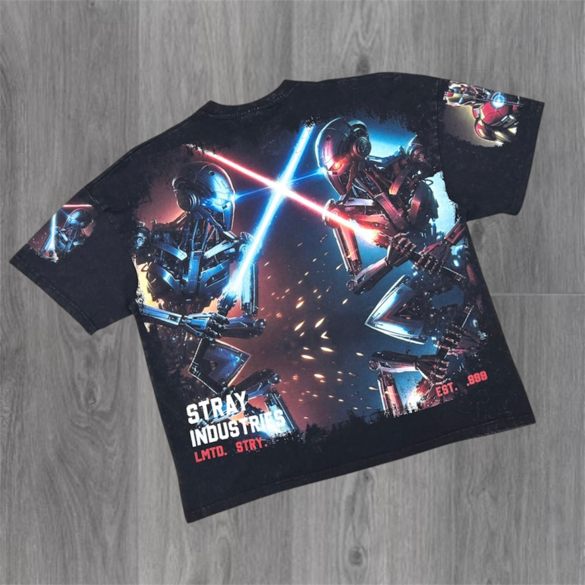Stray -  Ironman T-shirt - Black 1744