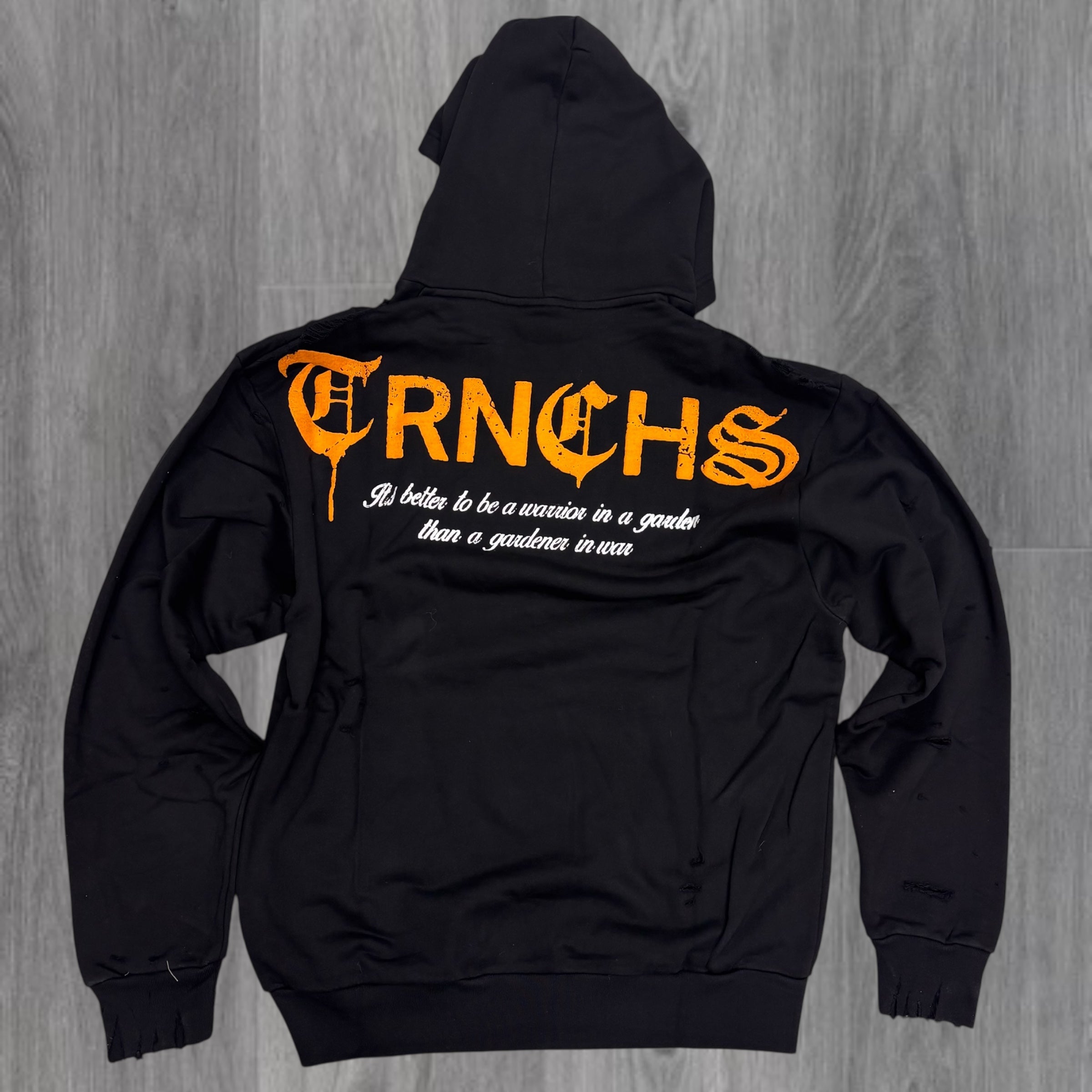 TRNCHS - GARDEN Hoodie - BLK - 04
