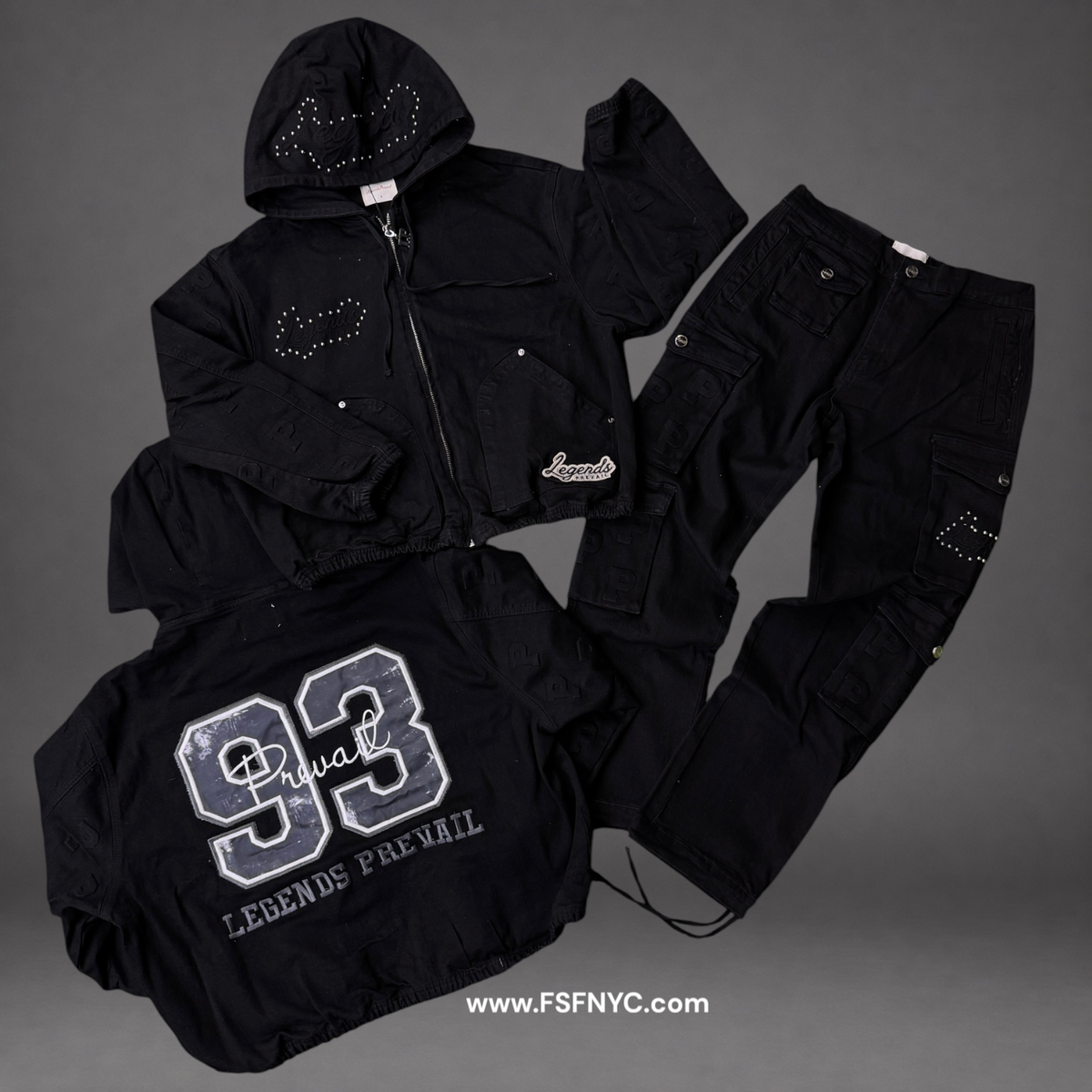 Prevail - LP Jean Set - Black