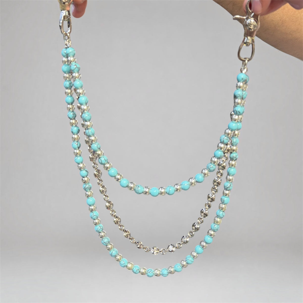 Wallet Chain - Lt blue
